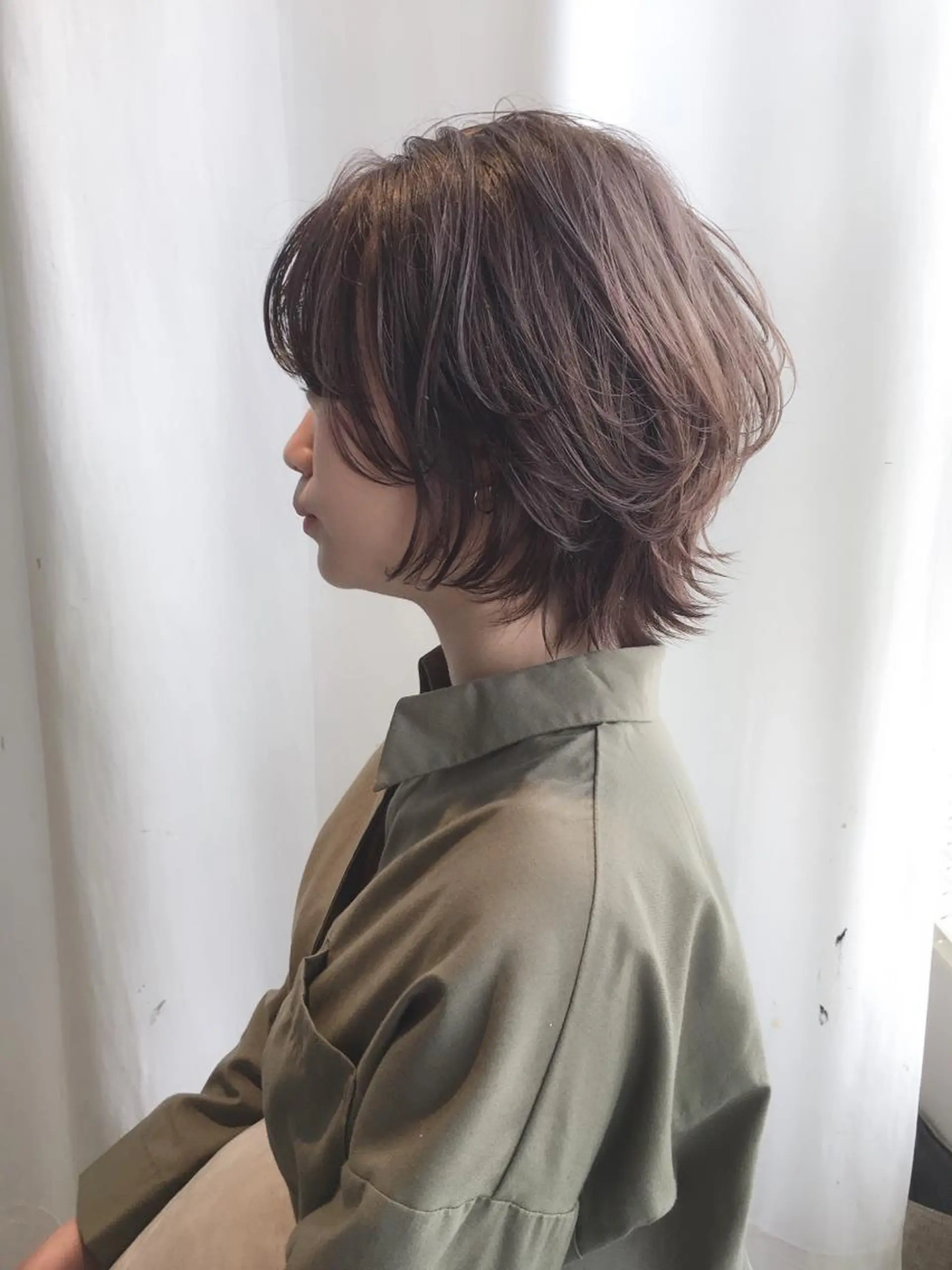 ショート ショートボブ ベリーショート ボブ ハイライト ショートヘア メンズツイスパ ショートフクヤマシンのヘアスタイル