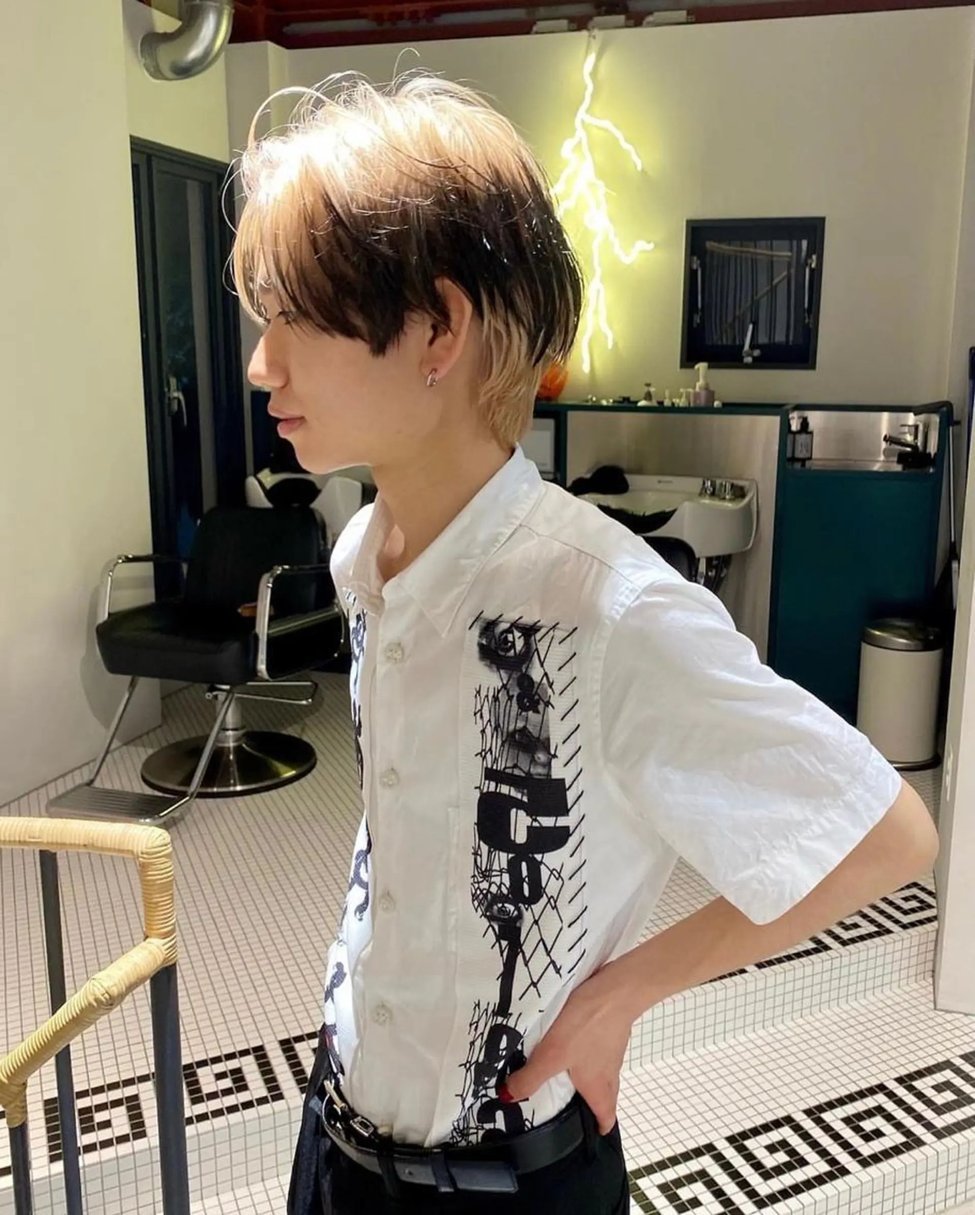 ショート カラー デザインカラー 丹治 一輝ボブ/ショートのヘアスタイル