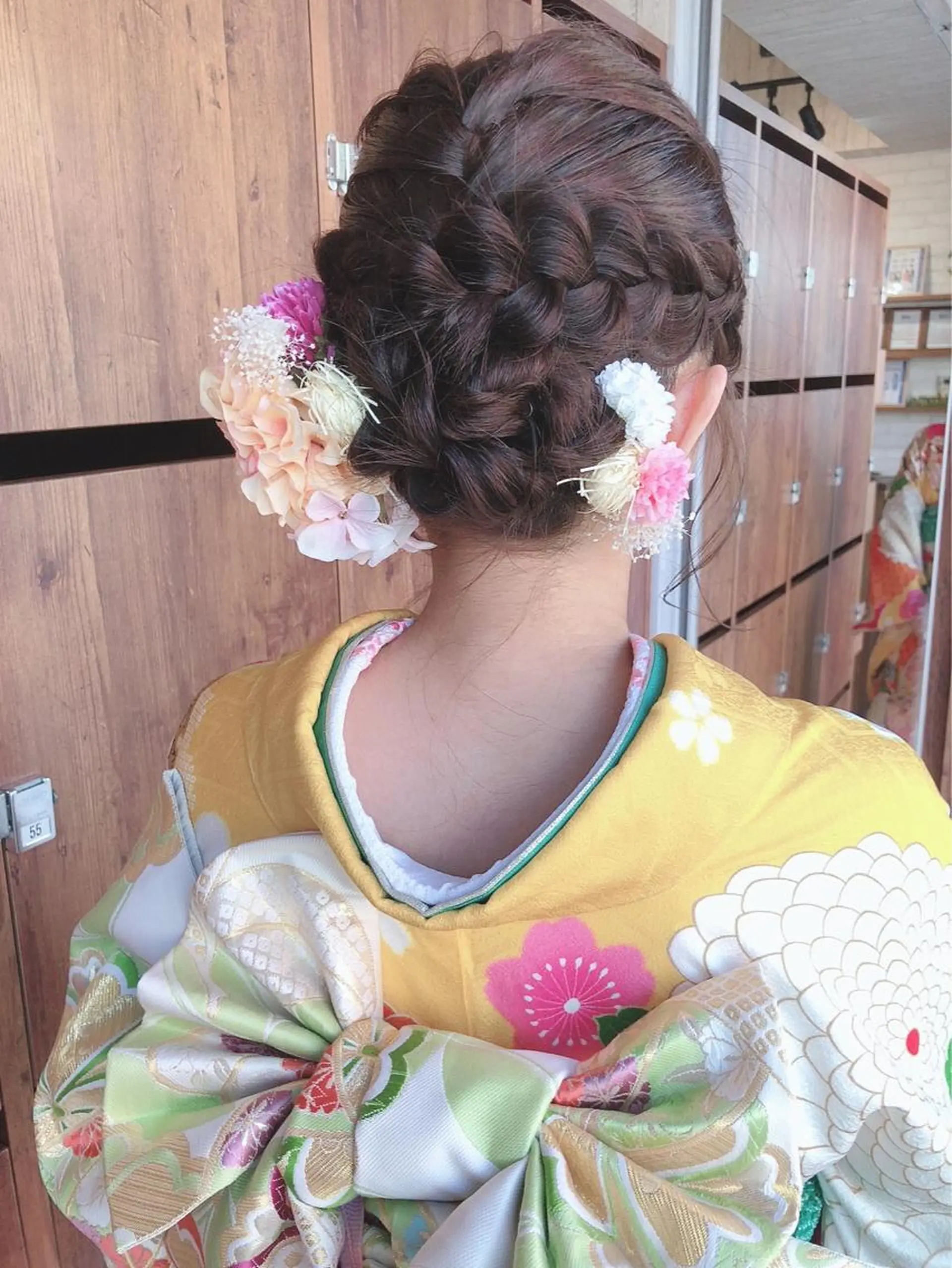 セミロング ヘアアレンジ Baby Step ウエノのヘアスタイル