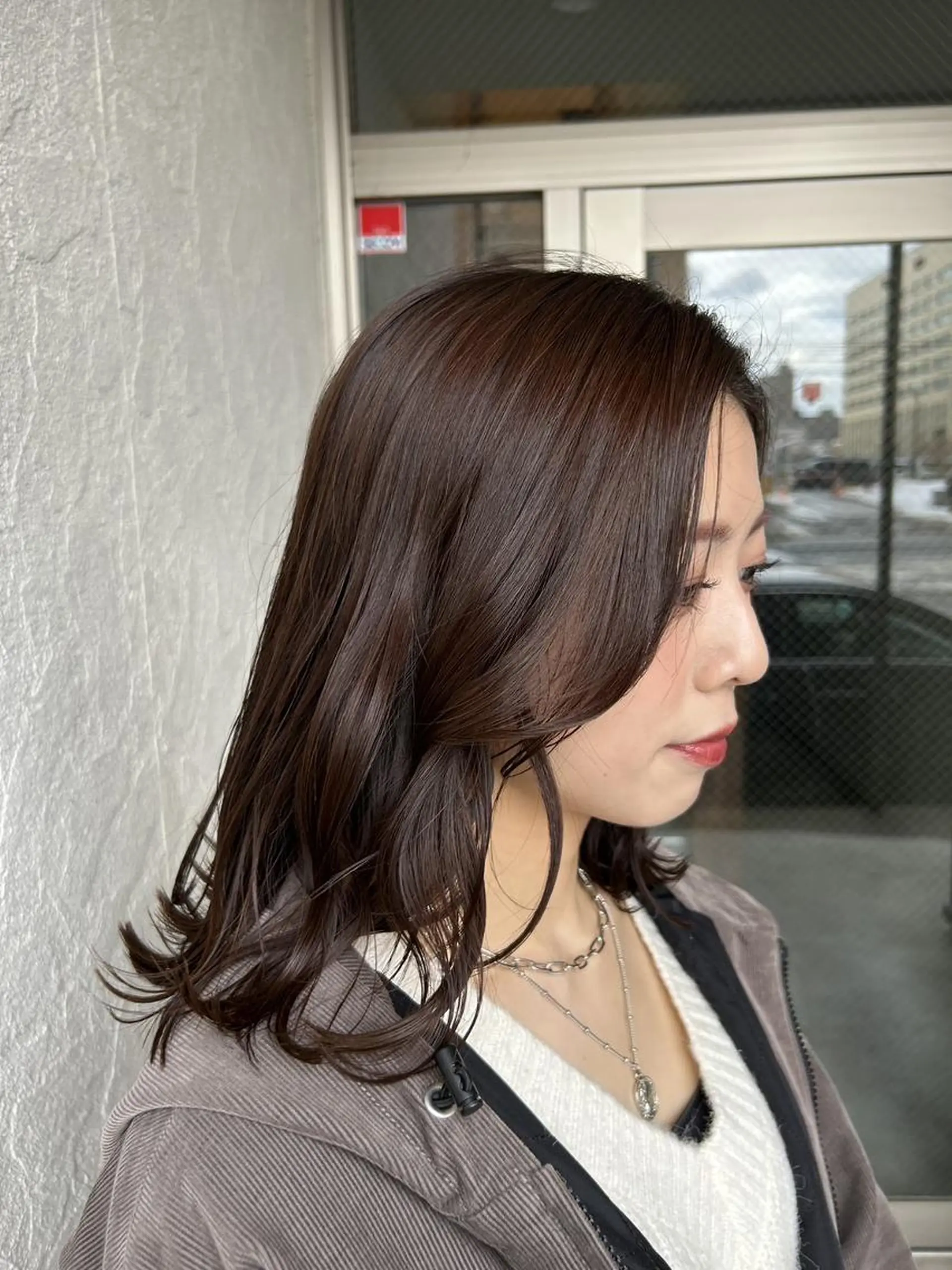 ミディアム カラー 透明感カラー 髪質改善/美髪 艶カラーLillyのヘアスタイル