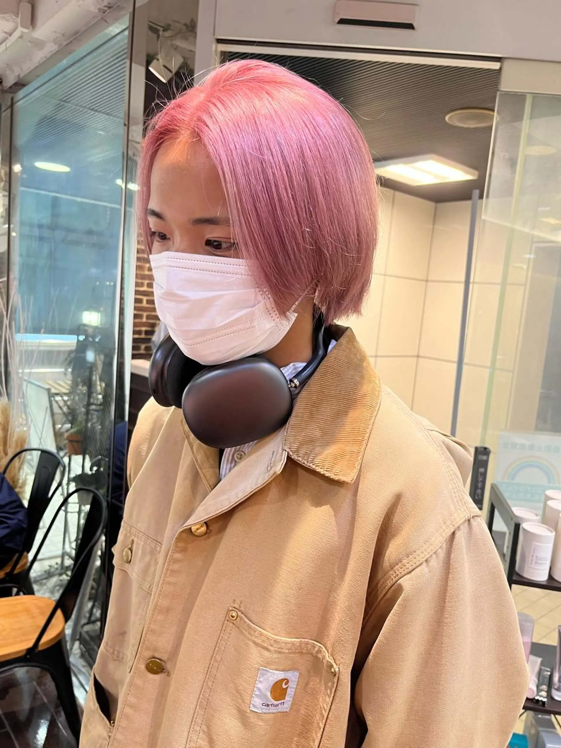 ショート カラー 💖デザインカラー/ タダ ハナカ💖のヘアスタイル