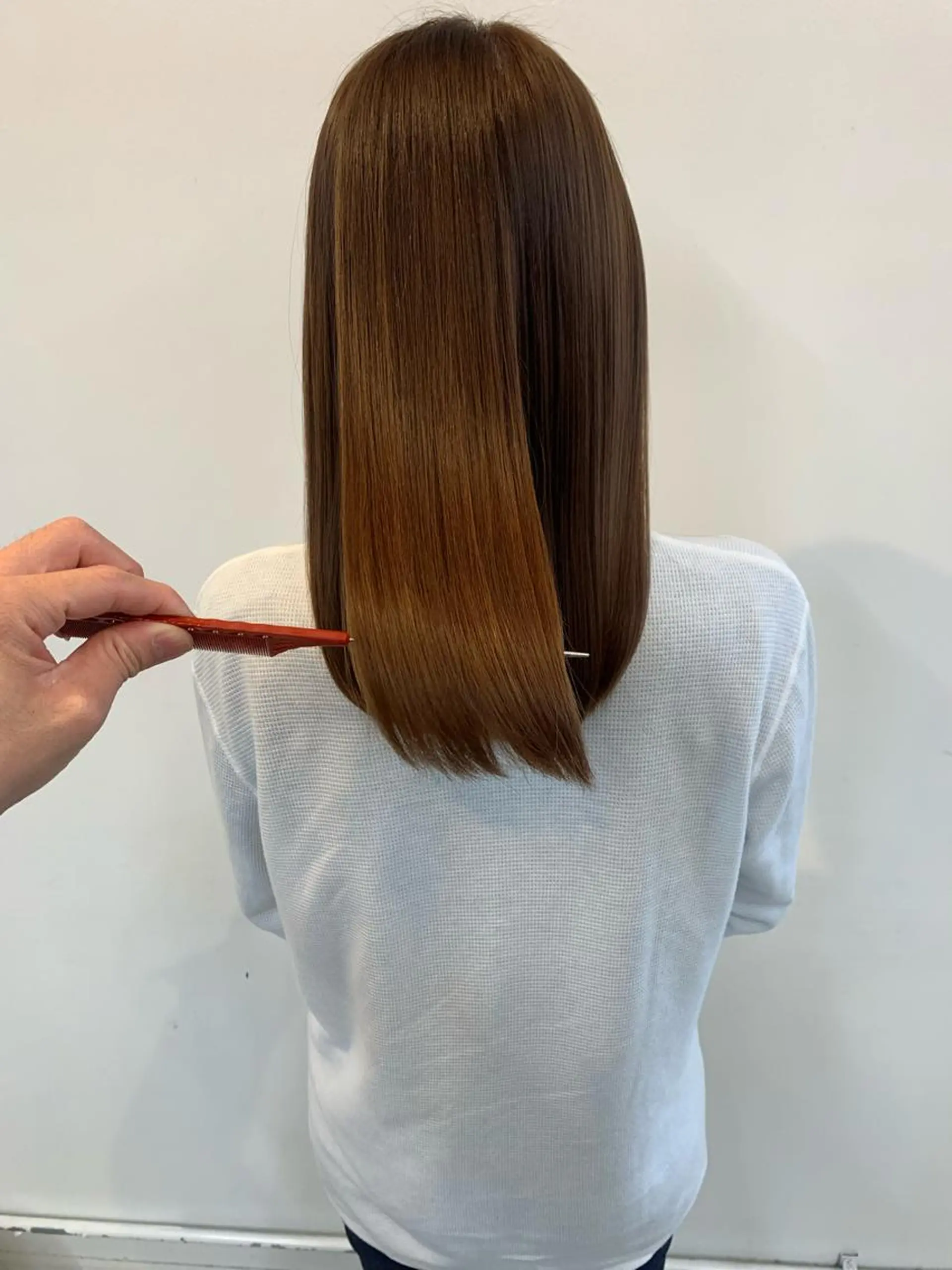 ミディアム カラー ミディアムパーマ ブリーチ トリートメント 個室サロン　Fbeauty×Spica所属・トップ スタイリストのヘアスタイル