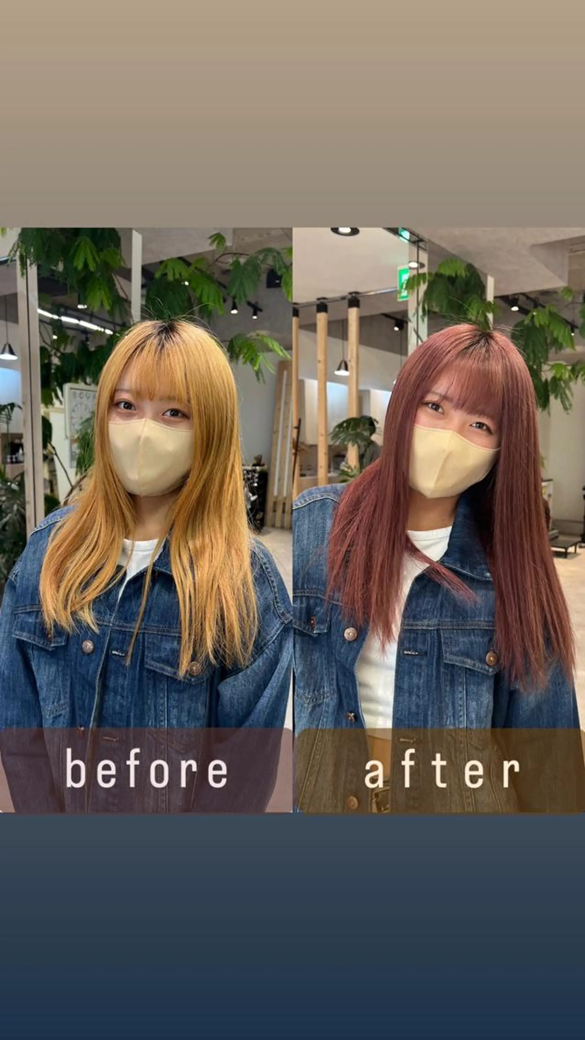 セミロング カラー カット ヘアカラー トリートメント 🍀お悩み改善憧れの 美髪　小林風雅のヘアスタイル