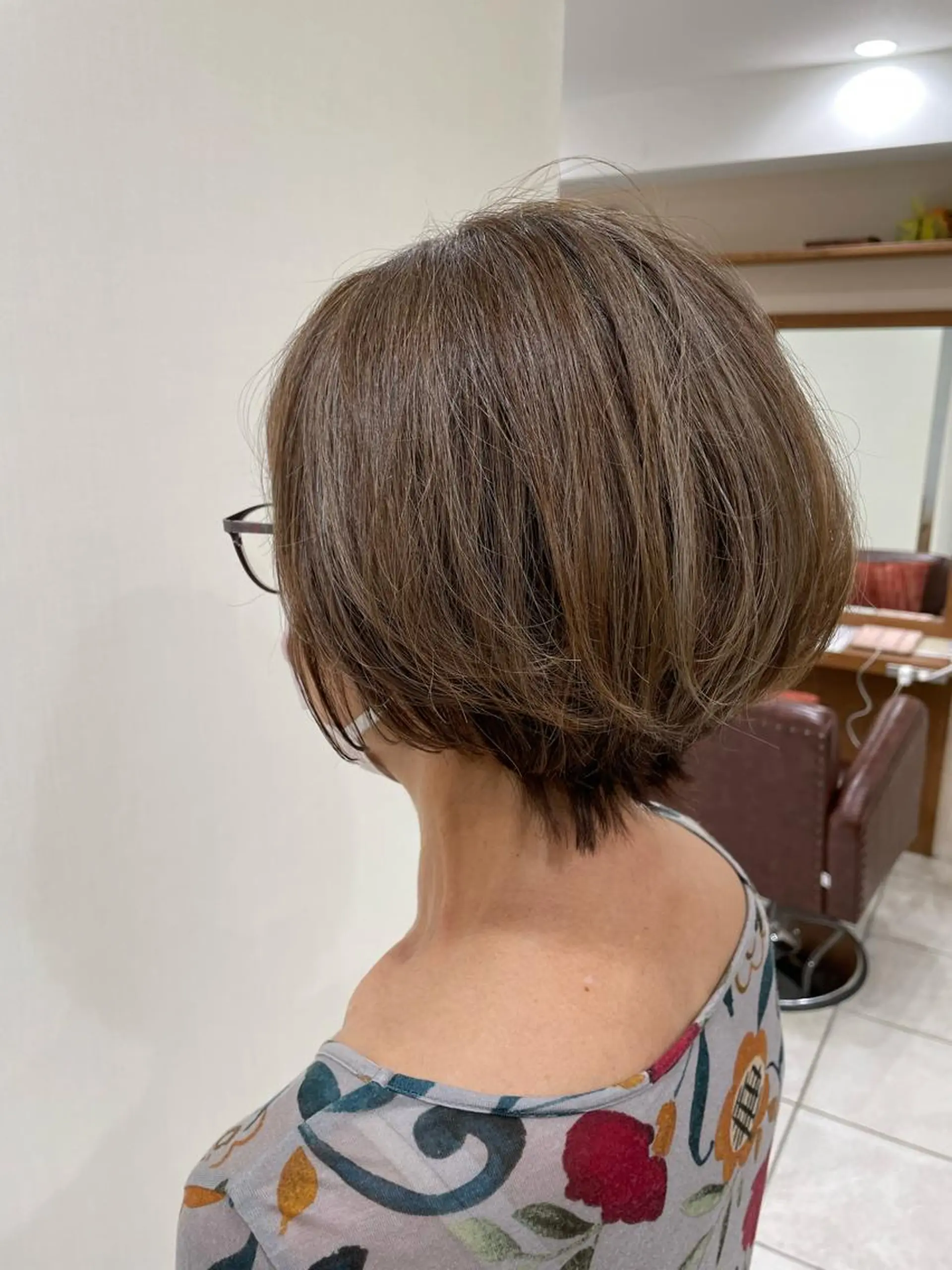 ショート 巻けるケア縮毛矯正✨ ケアカラー✨山下のヘアスタイル