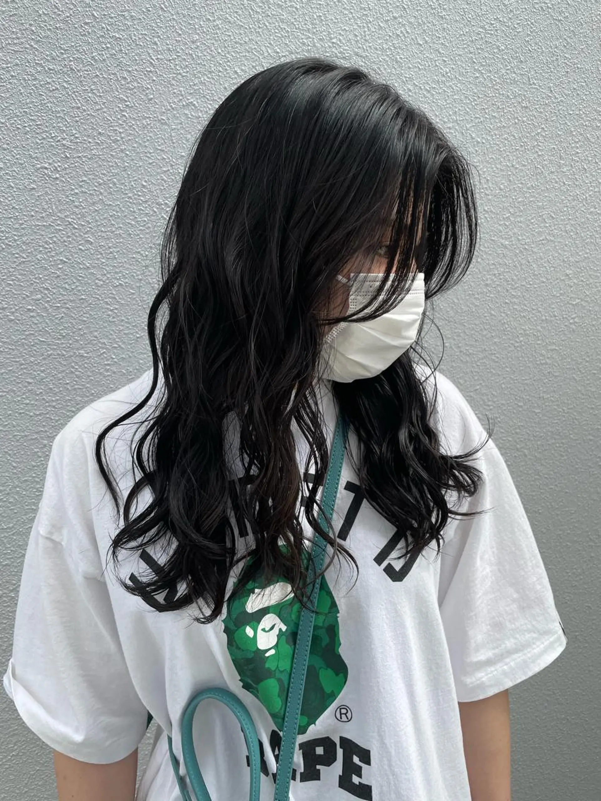 ミディアム 切りっぱなしボブ ショートボブ ミディアムパーマ ミストバング ボブ カット ヘアカラー パーマ トリートメント C’LD hair  produce /シールドヘア所属・モテ髪/ボブ/ショー ト/アダチフウトのヘアスタイル