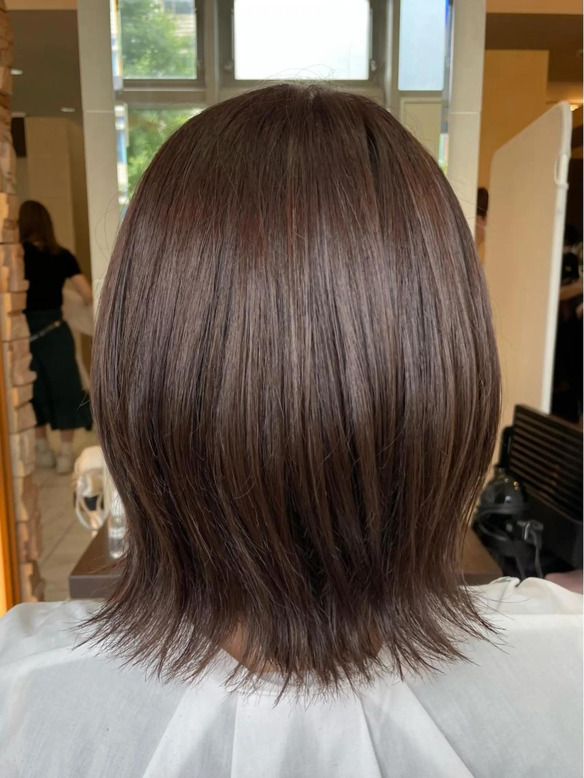 ミディアム カット ヘアカラー 新籾 尚哉のヘアスタイル