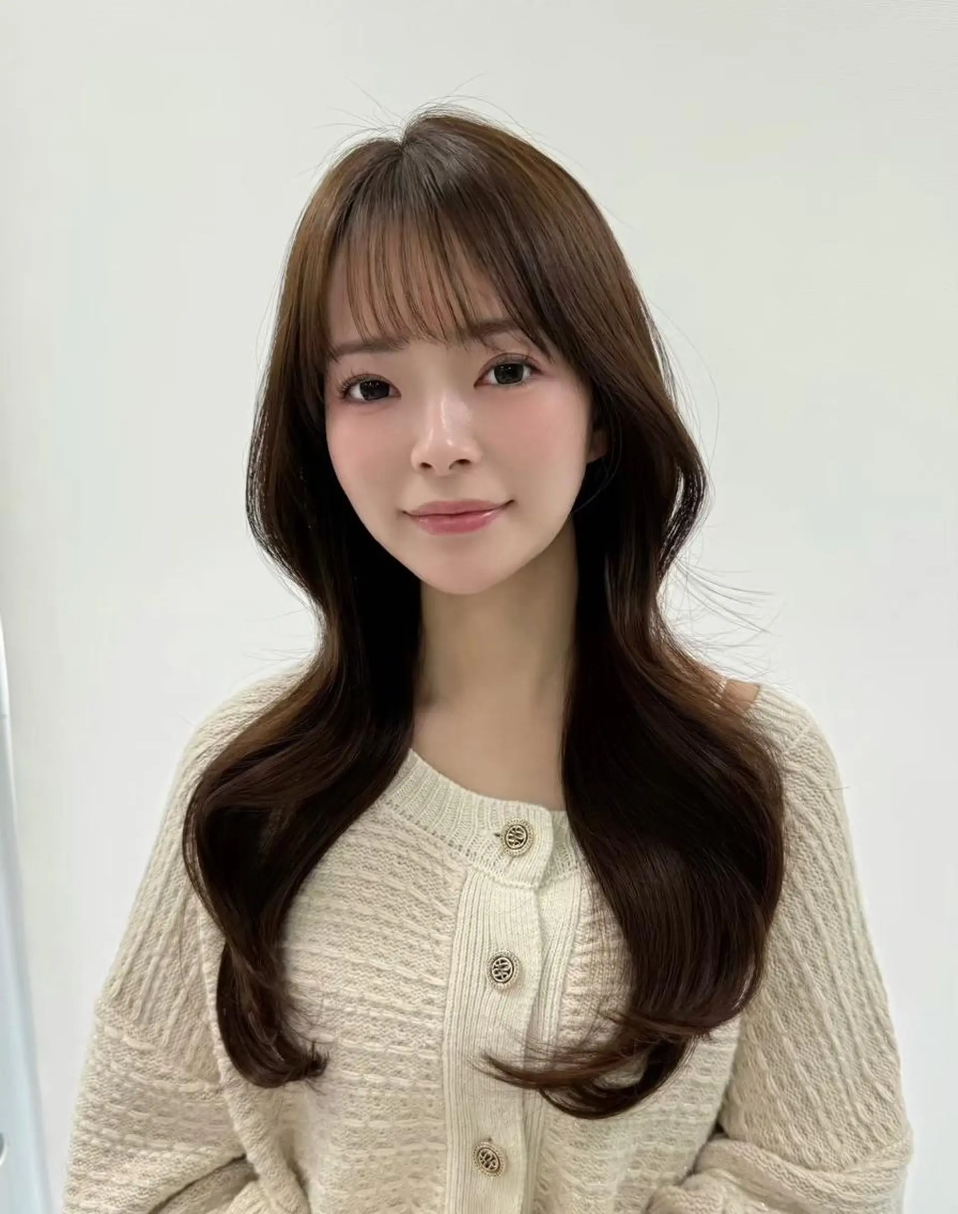 カラー 透明感☘️赤み消し カラー☘️横浜美容室のヘアスタイル