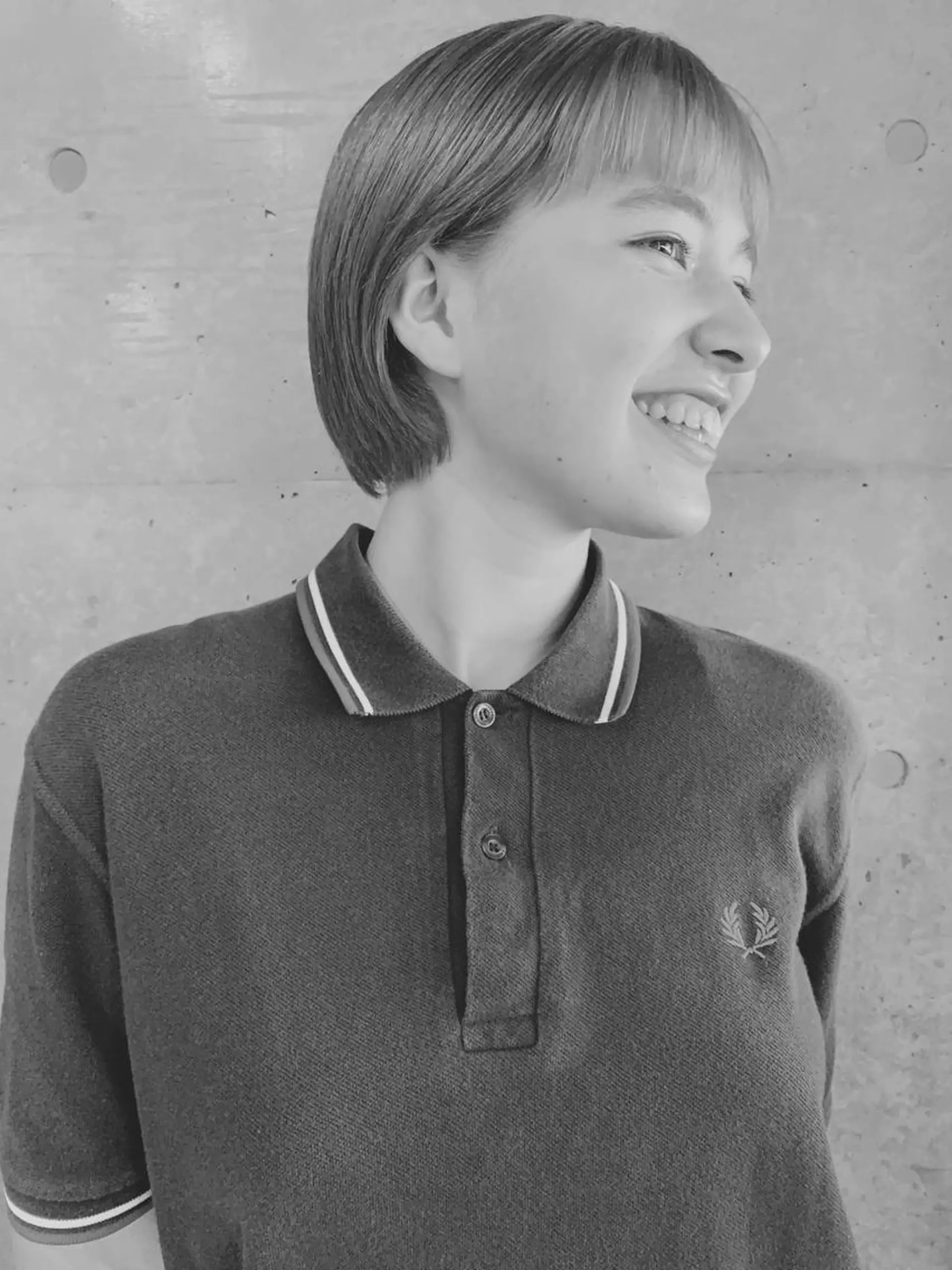 ショート カラー ボブパーマコテ巻き風 パーマNo1深江秀平のヘアスタイル