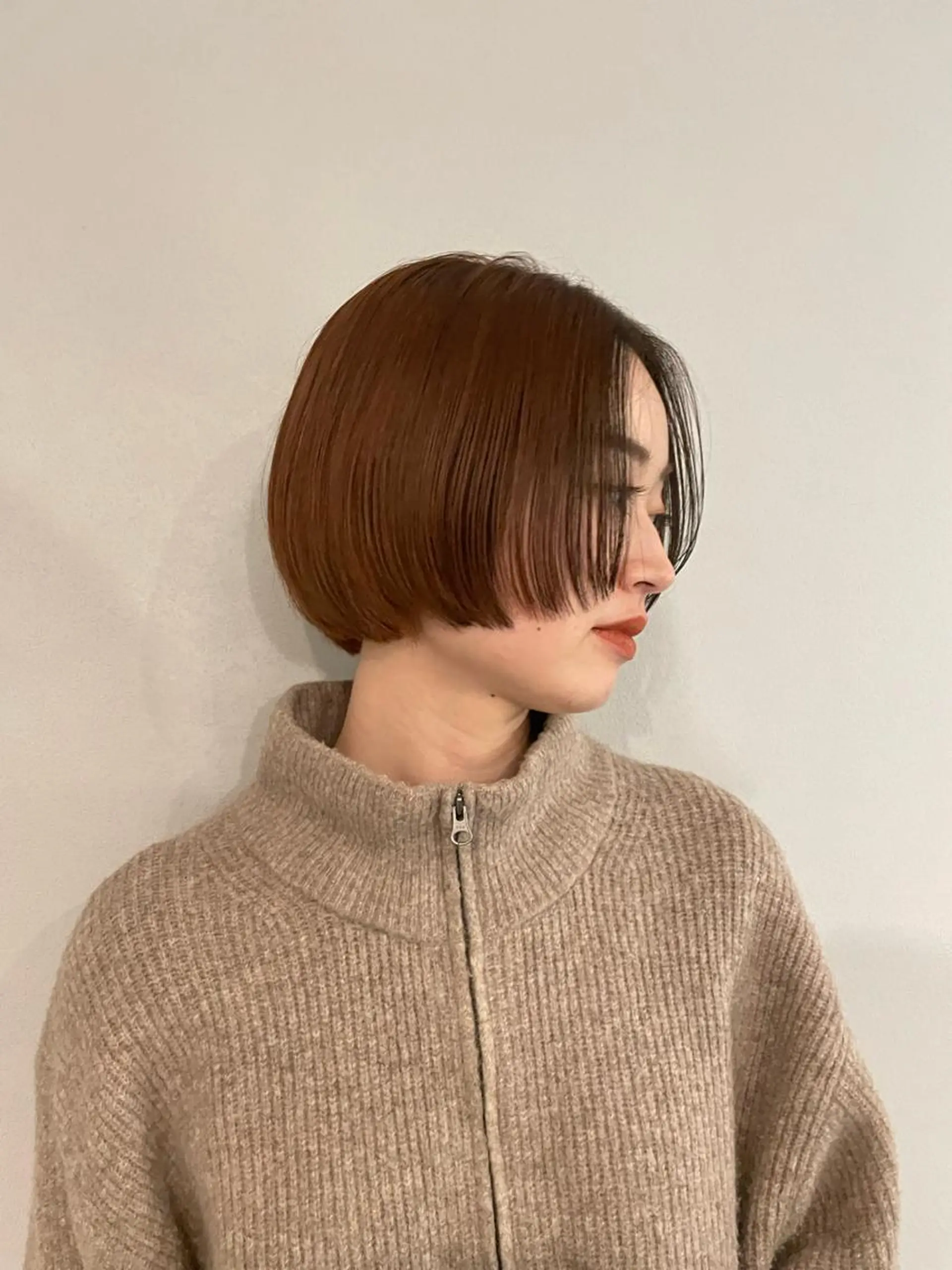 カラー ブリーチ オレンジ ヘアカラー トリートメント ミルクティーベージュ ブリーチ🖤サヤカのヘアスタイル
