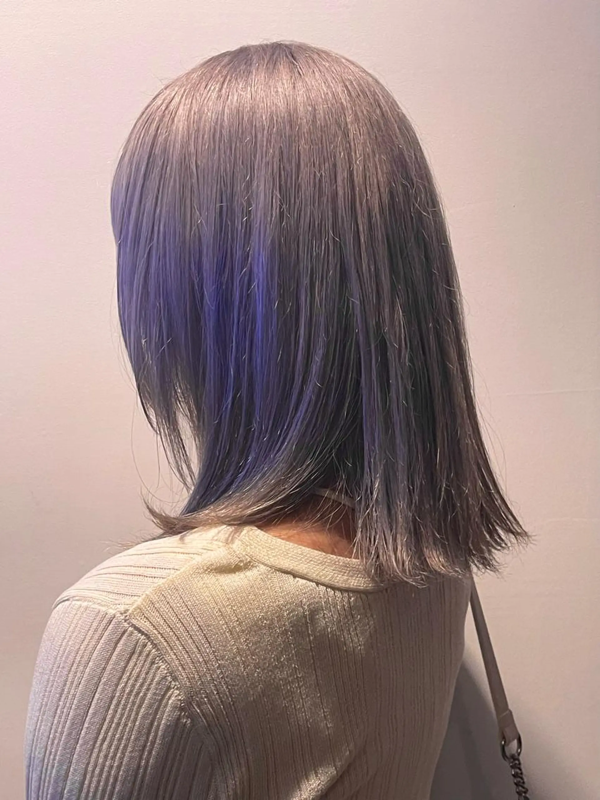 ミディアム ヘアカラー ハラダ リョウセイのヘアスタイル