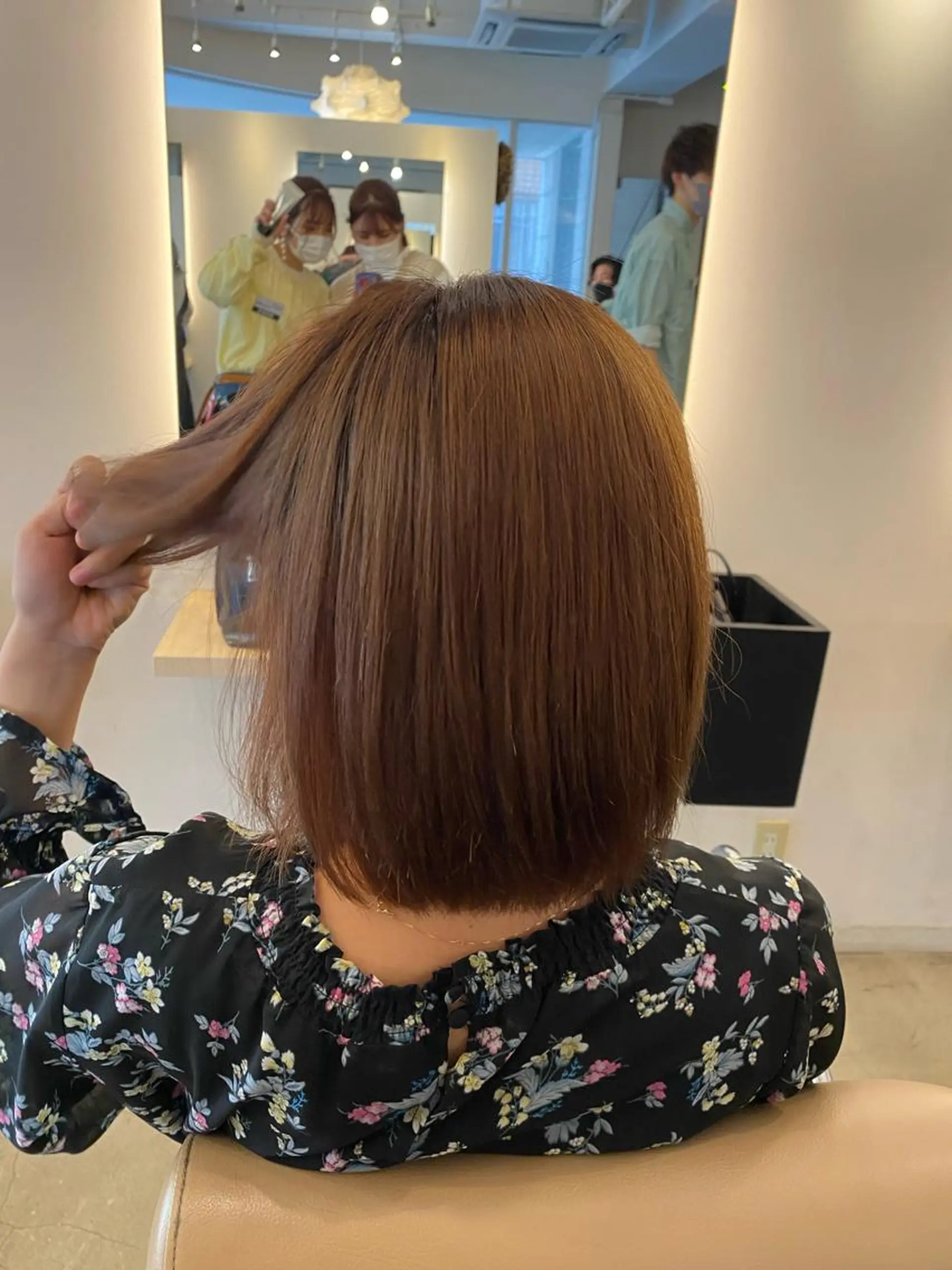 ミディアム カラー earth新宮 Jesikkaのヘアスタイル