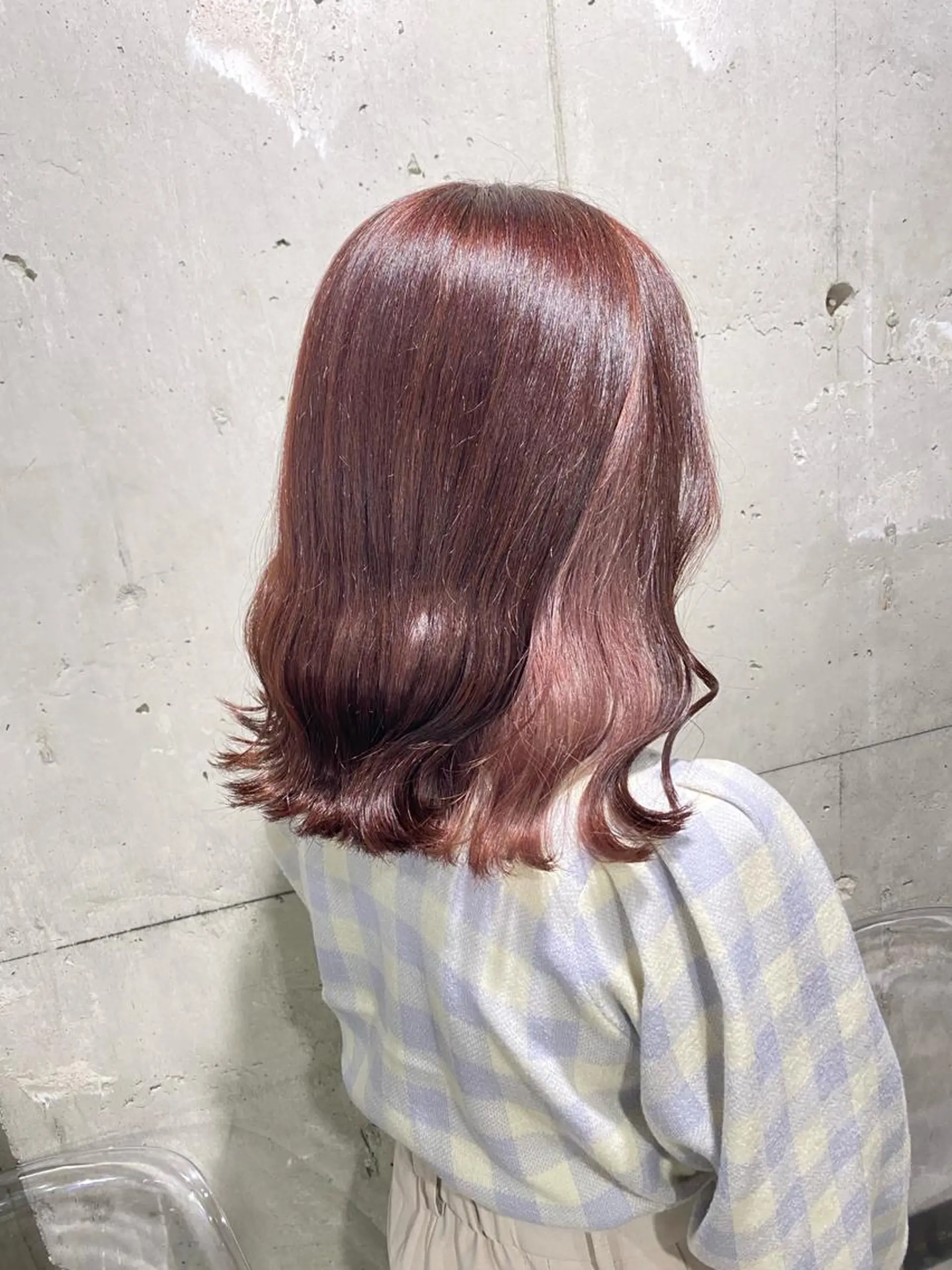 ミディアム カラー EGO所属・EGO Top stylistのヘアスタイル