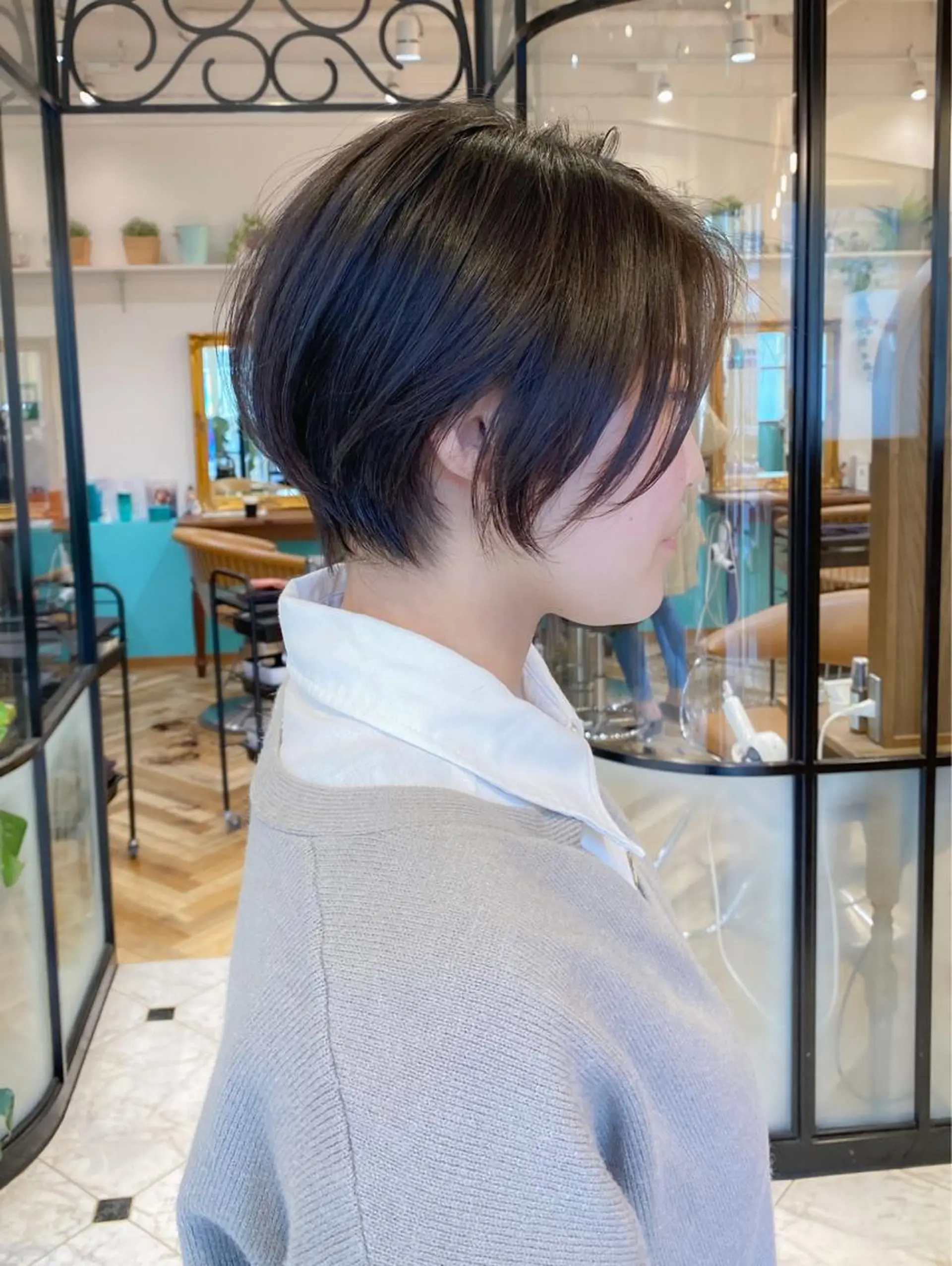 ショート カラー カット ヘアカラー トリートメント ヘッドスパ 🇰🇷韓国レイヤー 錦糸町【北山謙三】のヘアスタイル