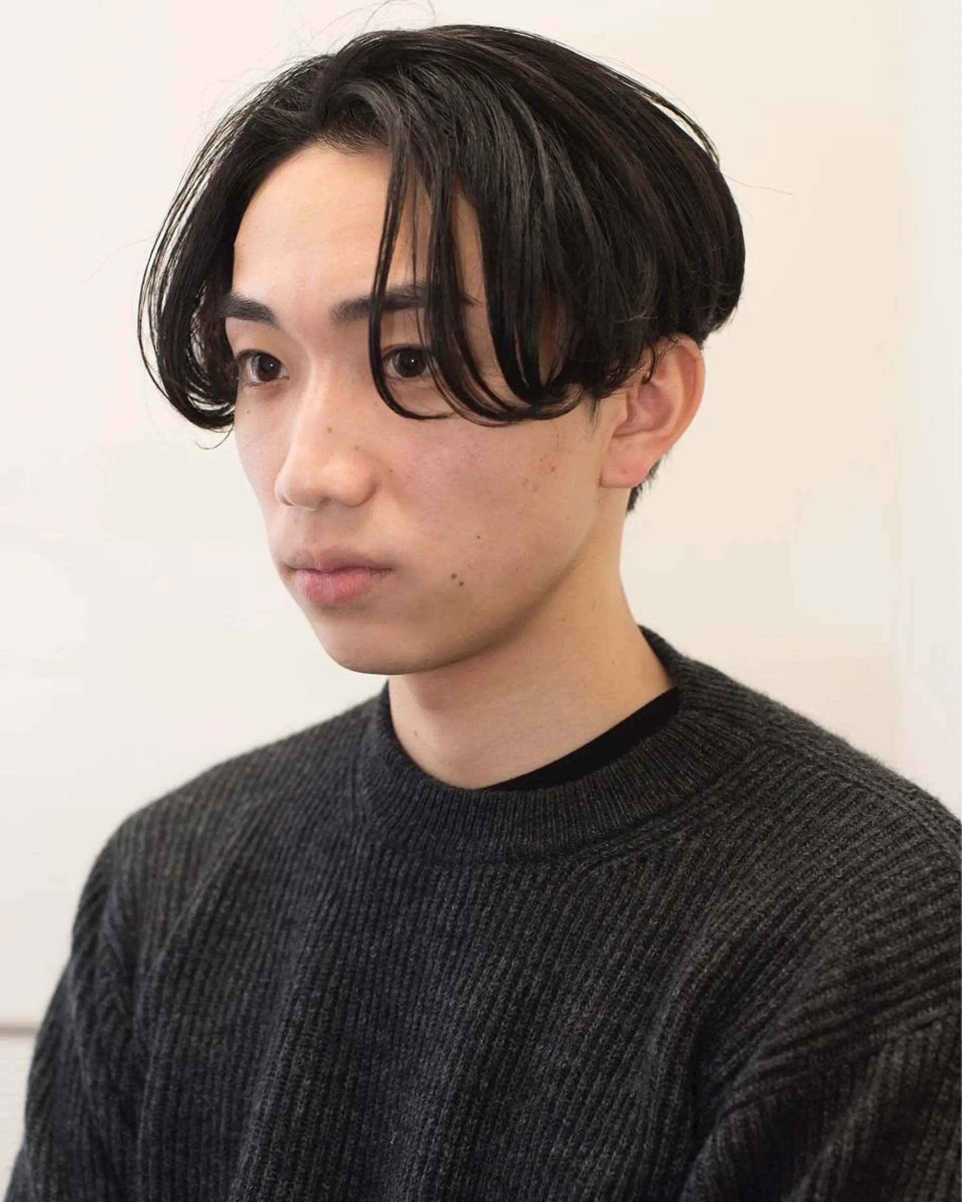 ミディアム メンズ 千葉 慎也のヘアスタイル