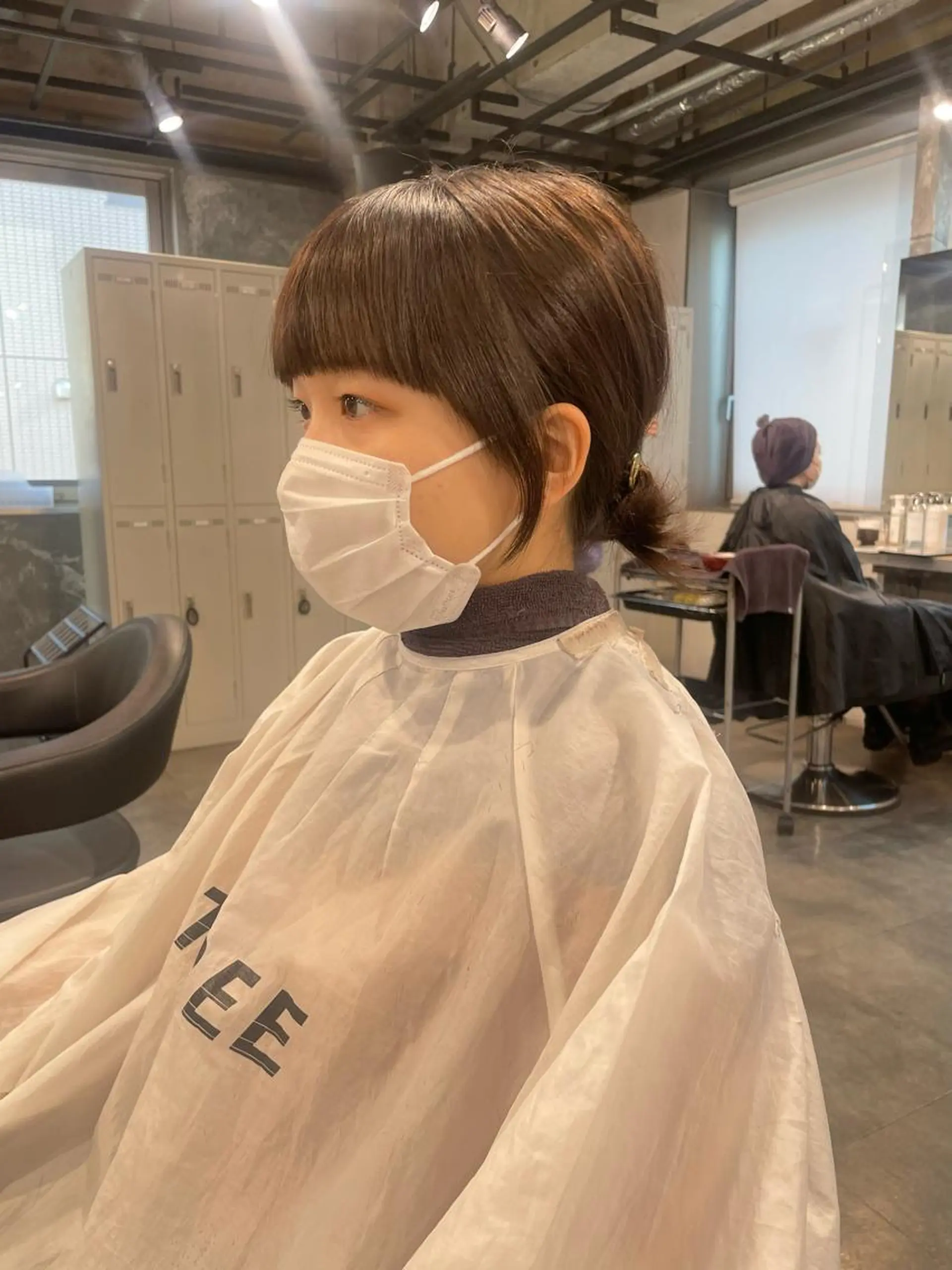 ショート カラー パーマ ヘアアレンジ メンズ キッズ ネイル マツエク・マツパ アイブロウ 透明感カラー・レイヤ ー🎀amika🎀のヘアスタイル