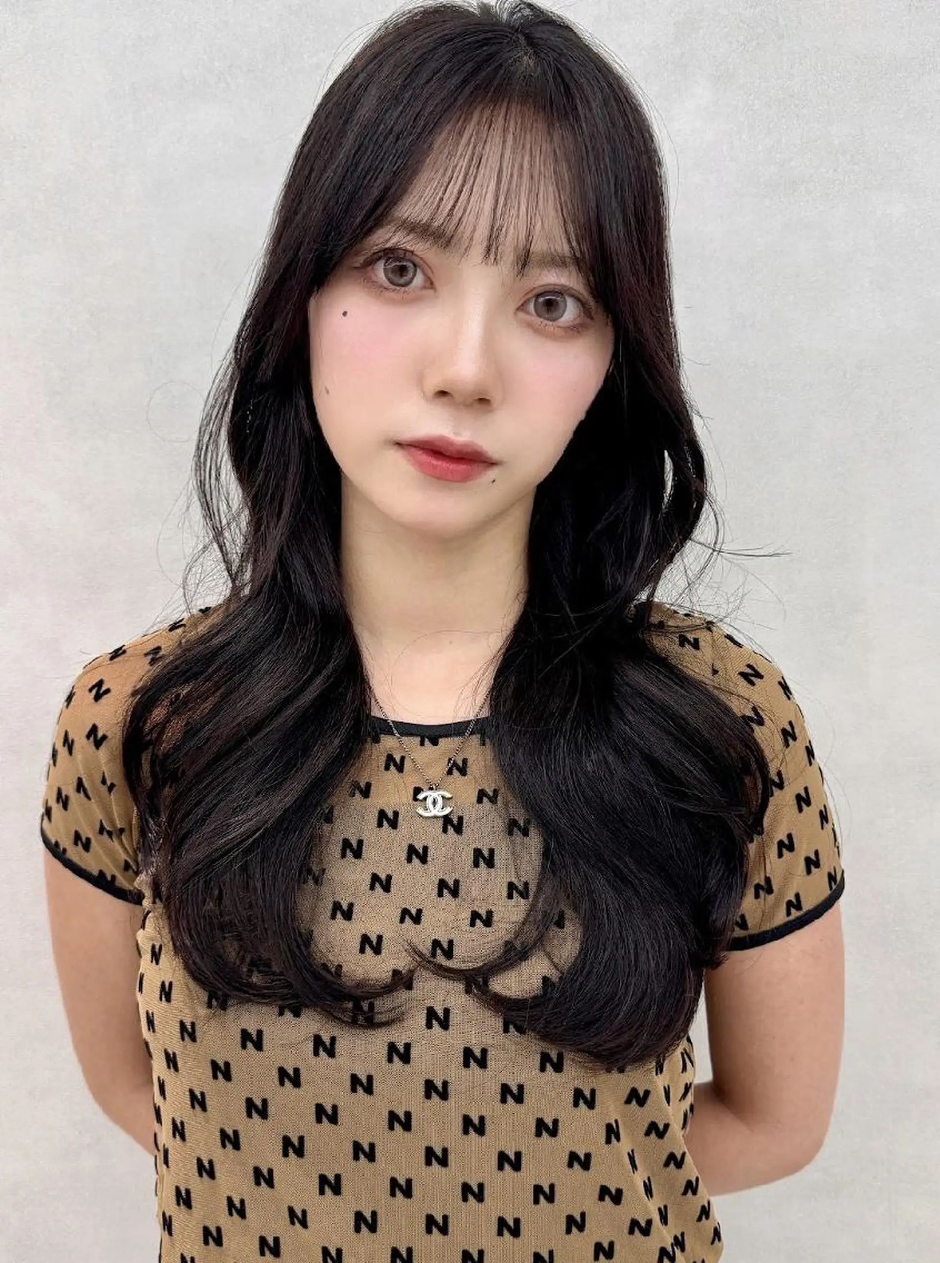 ロング カット 増子 美沙希のヘアスタイル