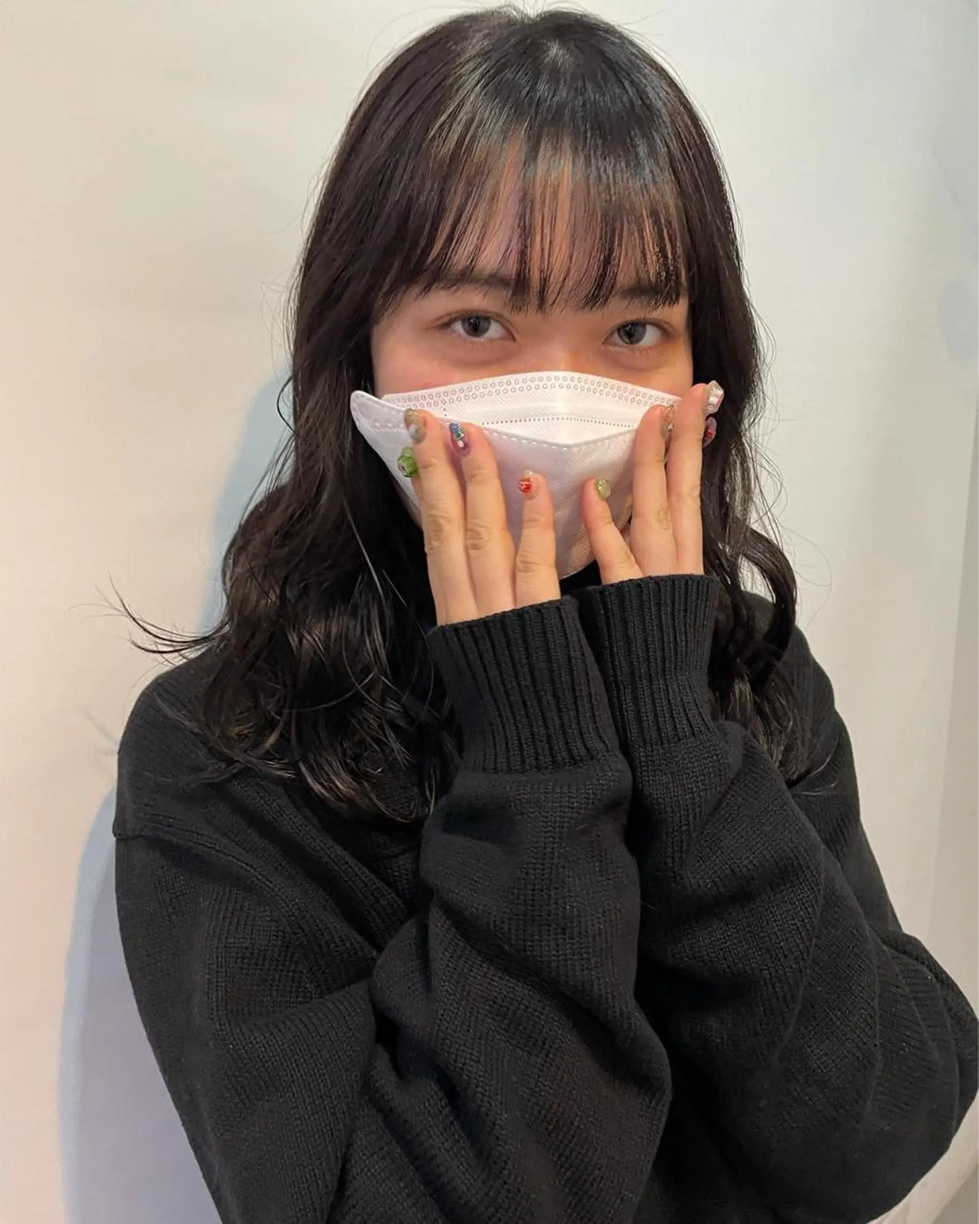 ロング カラー silo所属・silo MOKA 顔周りカット🦦のヘアスタイル