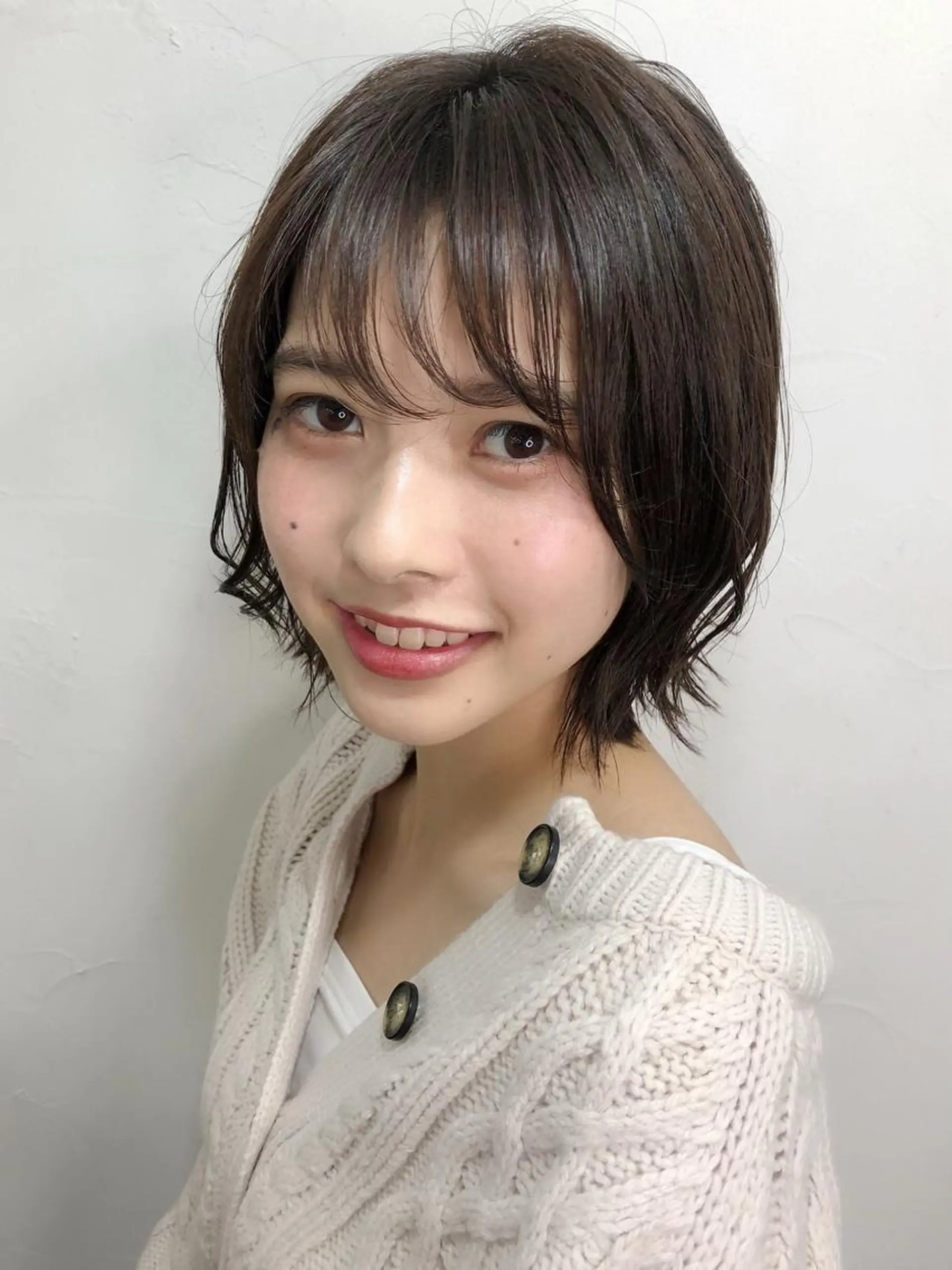 ミディアム カラー ボブ 外ハネヘア レイヤー×髪質改善✨ 渋谷/佐藤侑哉のヘアスタイル