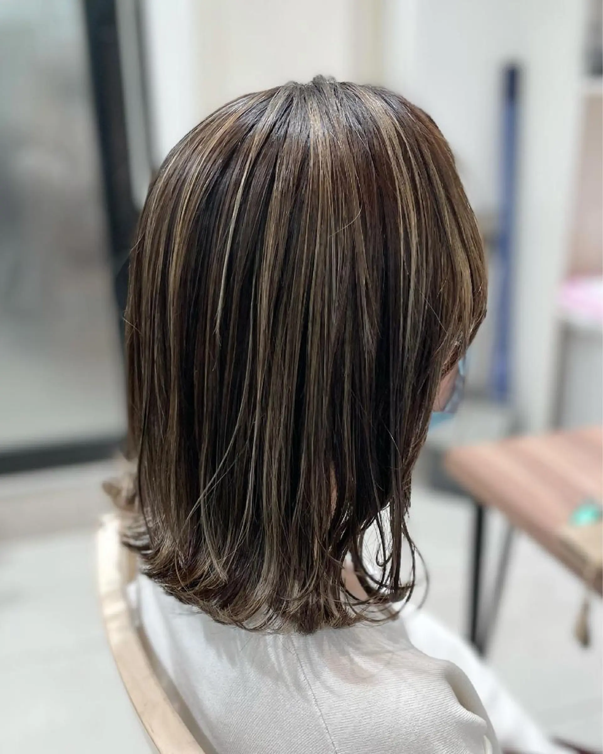 ミディアム カラー 井上 武輝のヘアスタイル