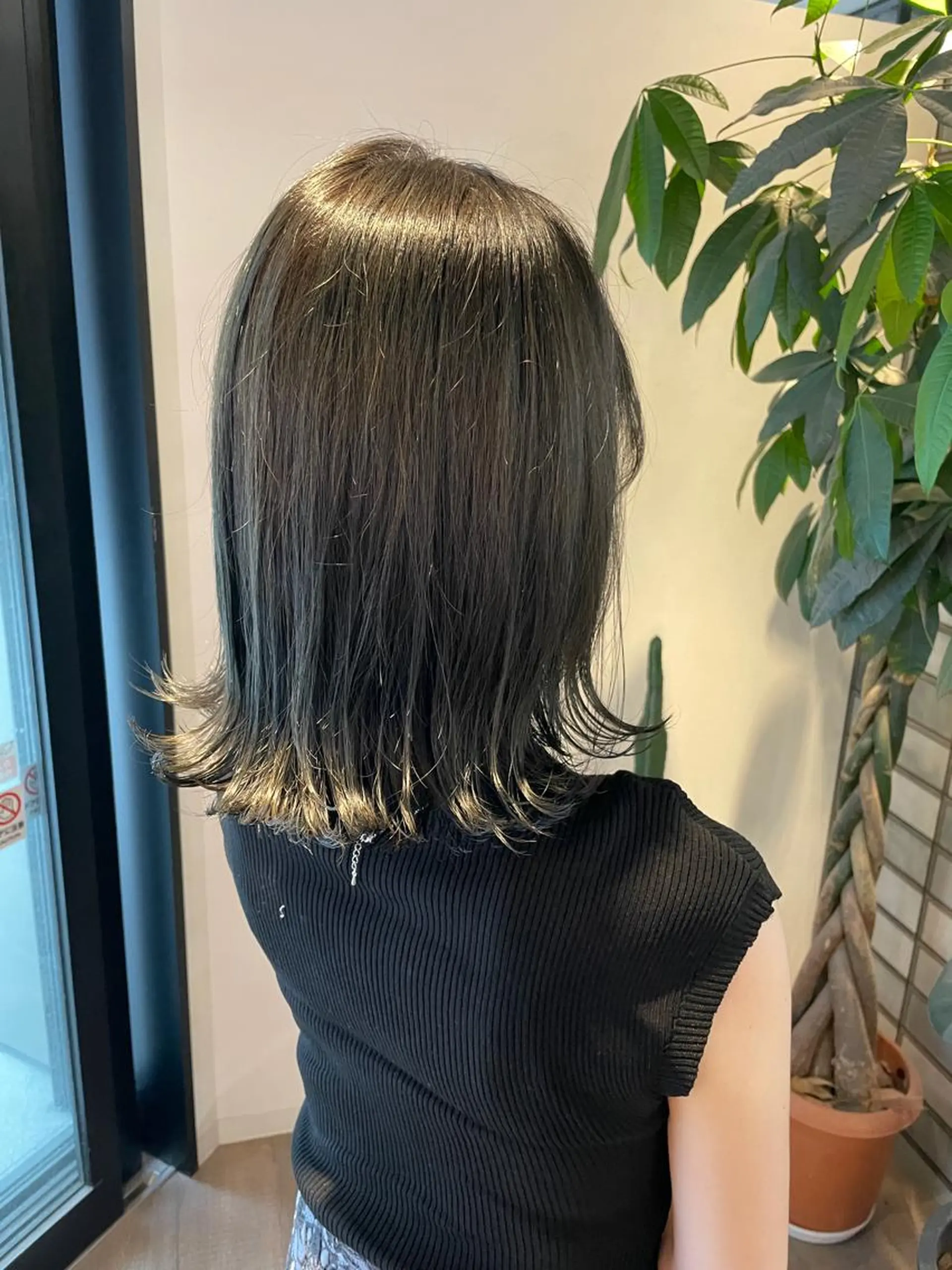 ミディアム アッシュ カット ヘアカラー トリートメント 福永速人 /メンズパーマのヘアスタイル