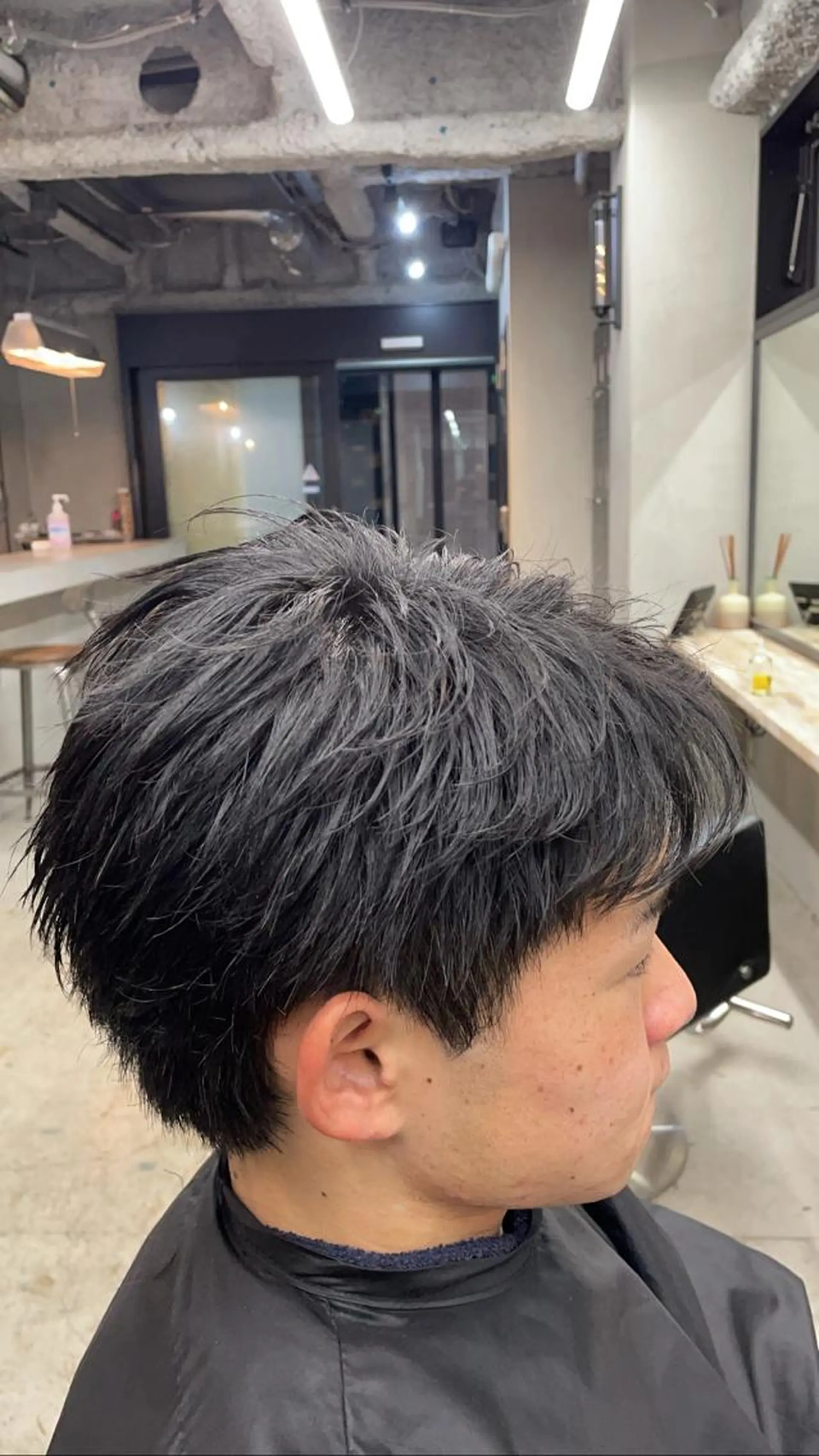 ショート カット ヘアセット 新宿/韓国ヘア/ 髪質改善ストレートのヘアスタイル