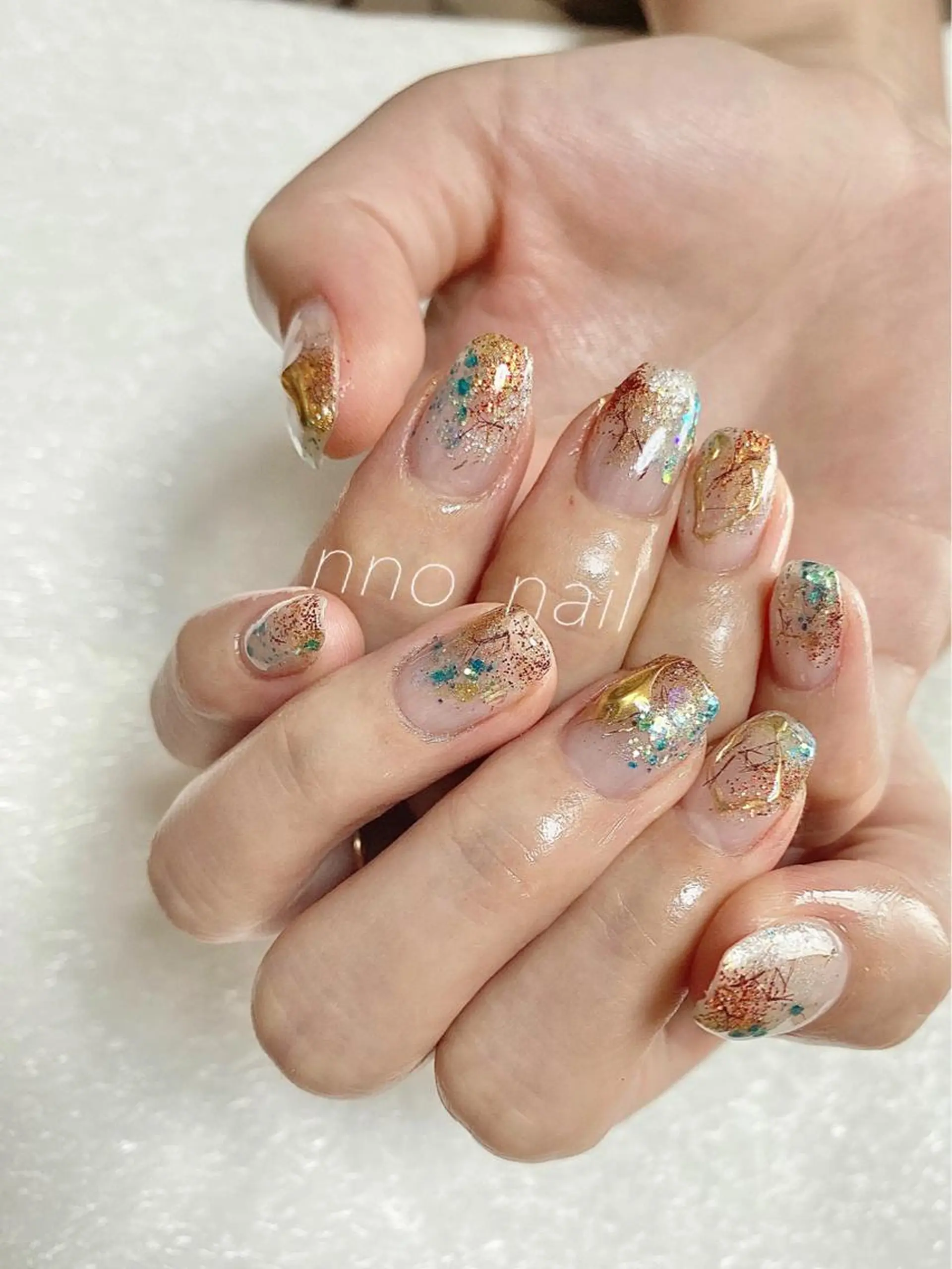 ネイル ハンドネイル フットネイル nno  nail   エヌノネイル所属・nno nailのネイルデザイン