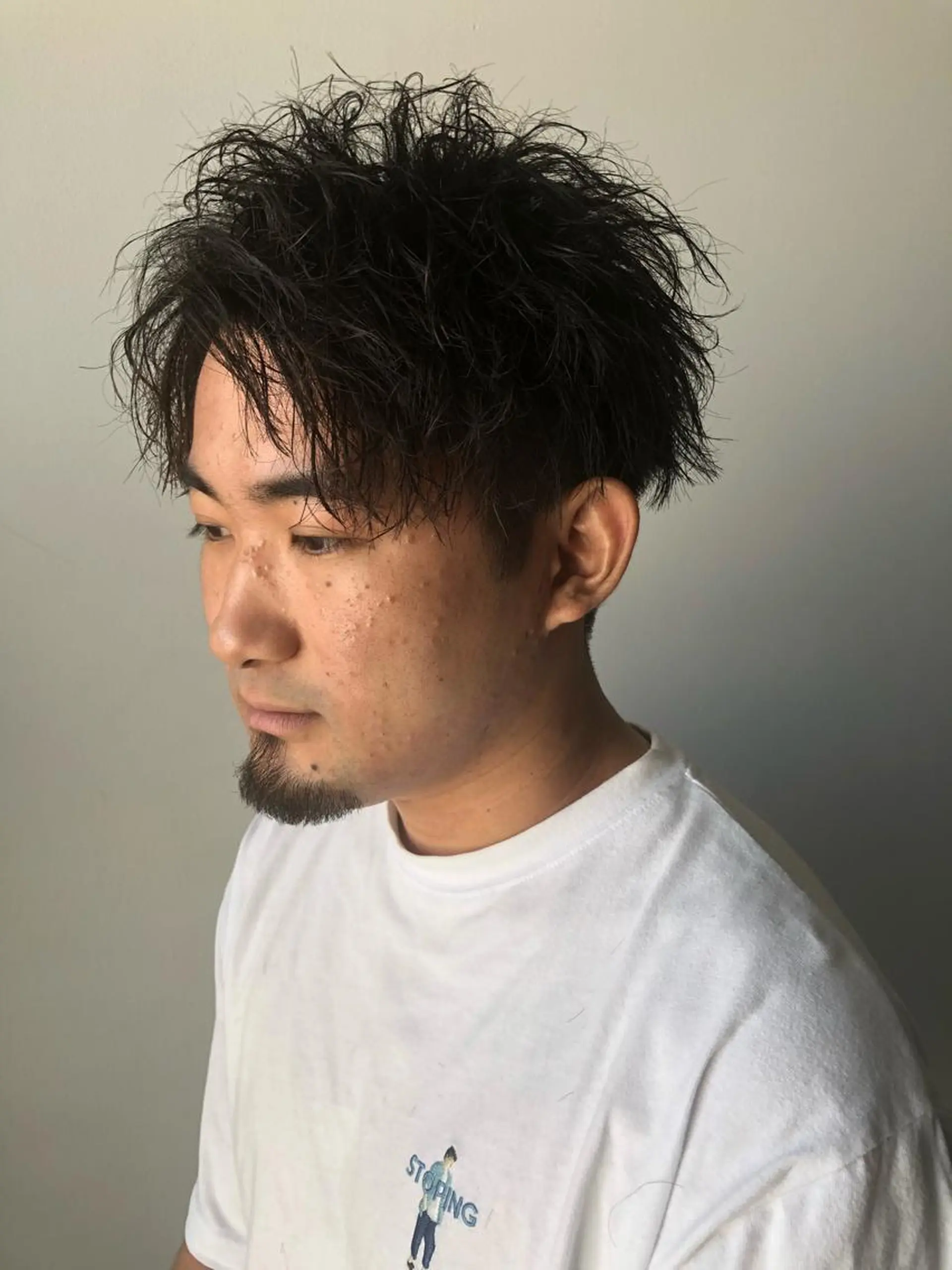 パーマ メンズ カット パーマ 森本裕/オーナー/ スパイラルパーマのヘアスタイル