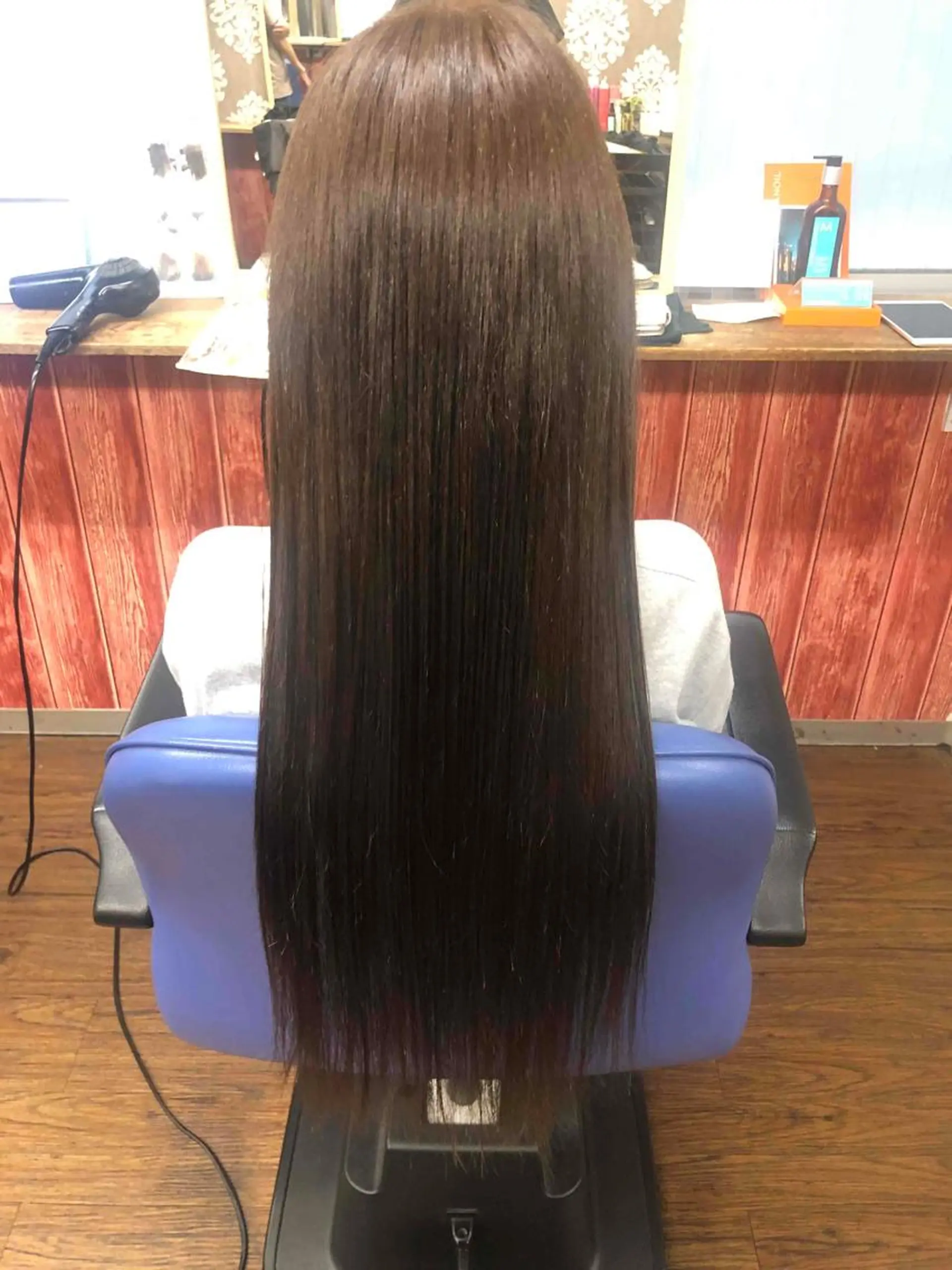 ロング 縮毛矯正 カット 縮毛矯正 トリートメント kazu 店長のヘアスタイル