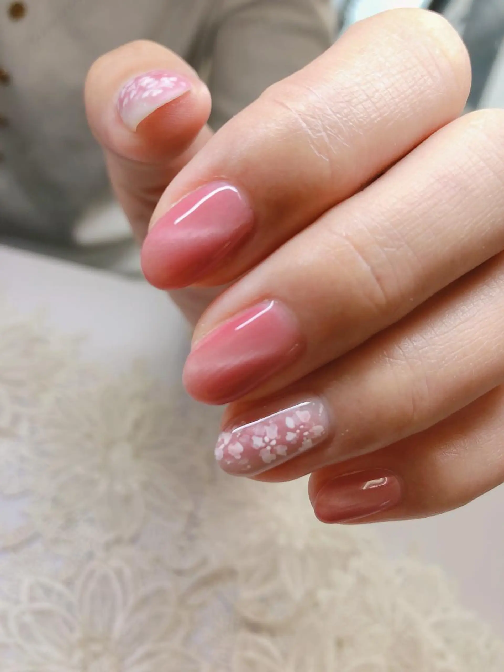 ネイル マグネットネイル 春ネイル Flowerネイルサロン所属・. yukiのネイルデザイン