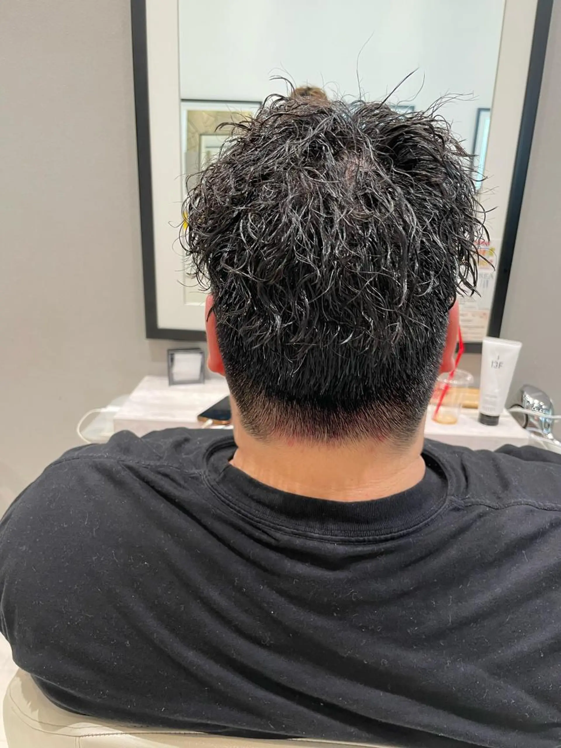 ショート パーマ ヘッドスパ k-twoたき✨艶感 カラー／美髪矯正のヘアスタイル