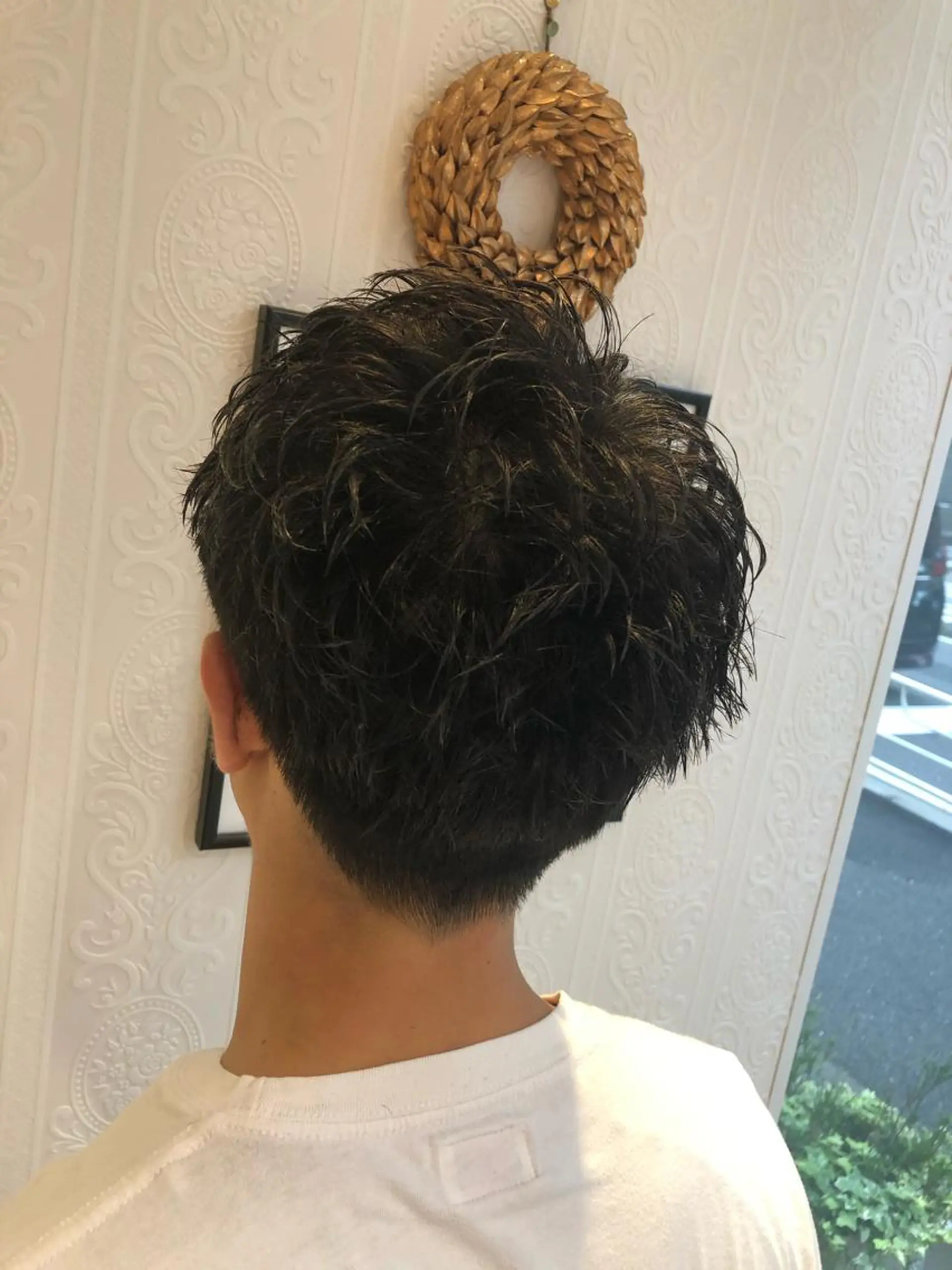 ショート パーマ メンズ 🍀富久 永梨🧸のヘアスタイル