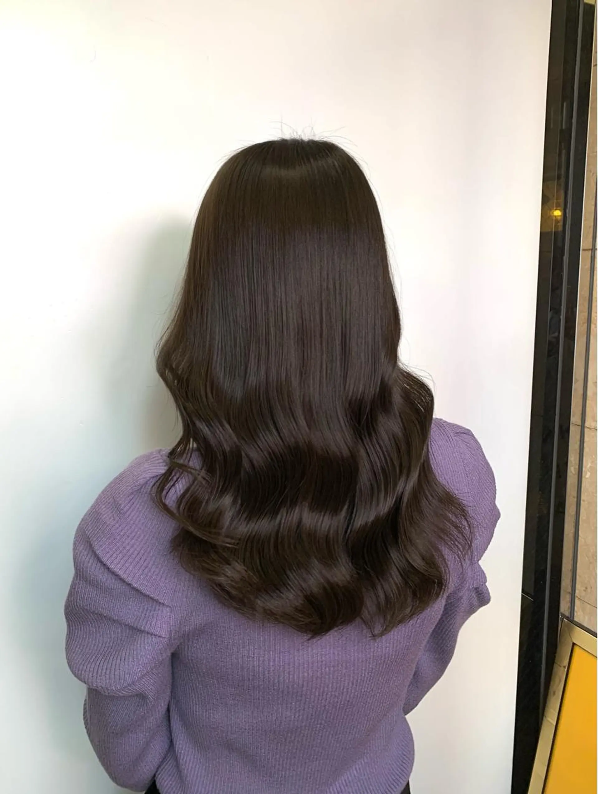 ミディアム カラー ヘアアレンジ アッシュ アッシュブラウン ブラウンカラー 🕊️レイヤーカット 透明感カラー GOのヘアスタイル