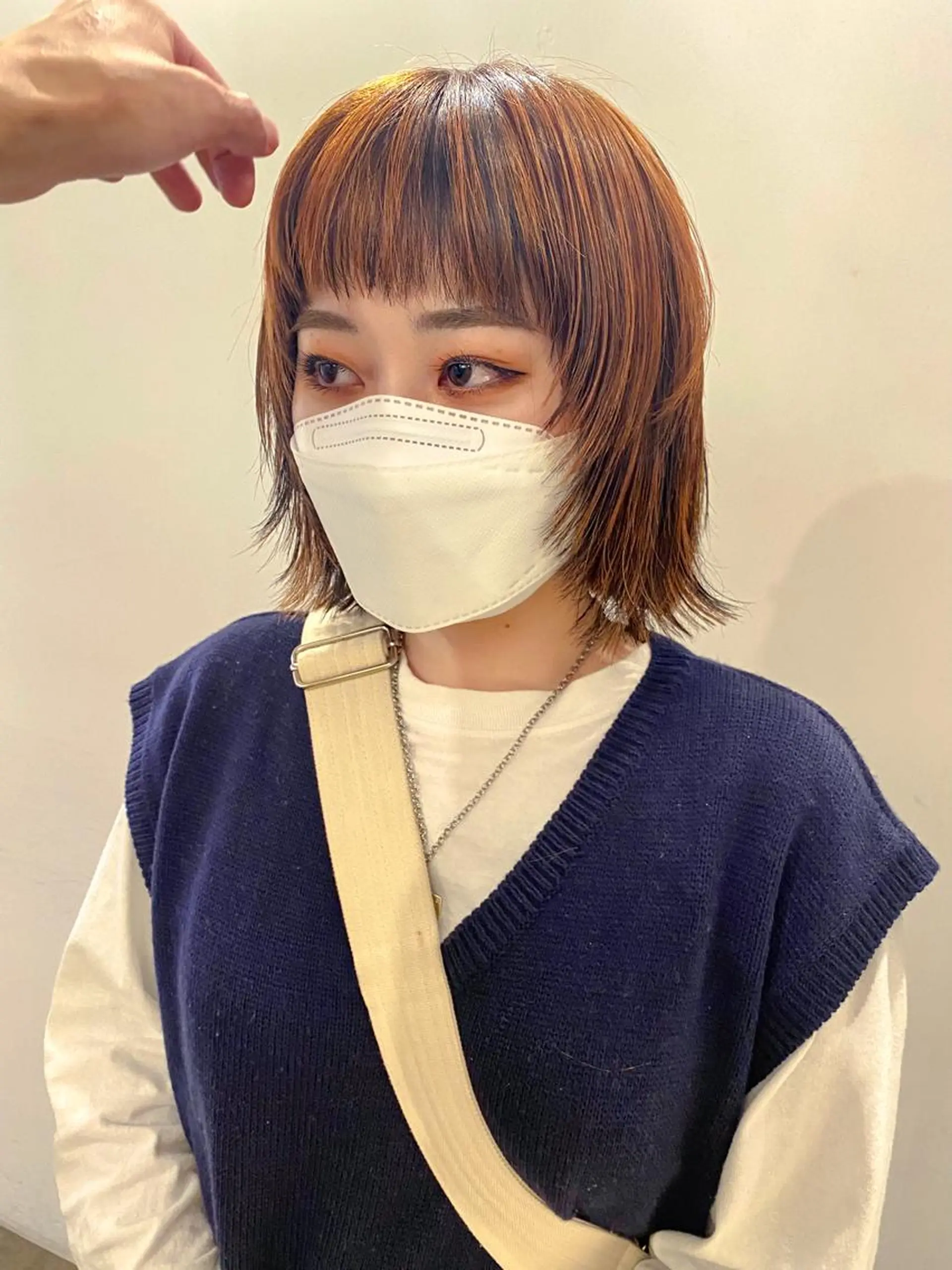 ショート カラー レイヤー/パーマ /ウルフ/nabeのヘアスタイル