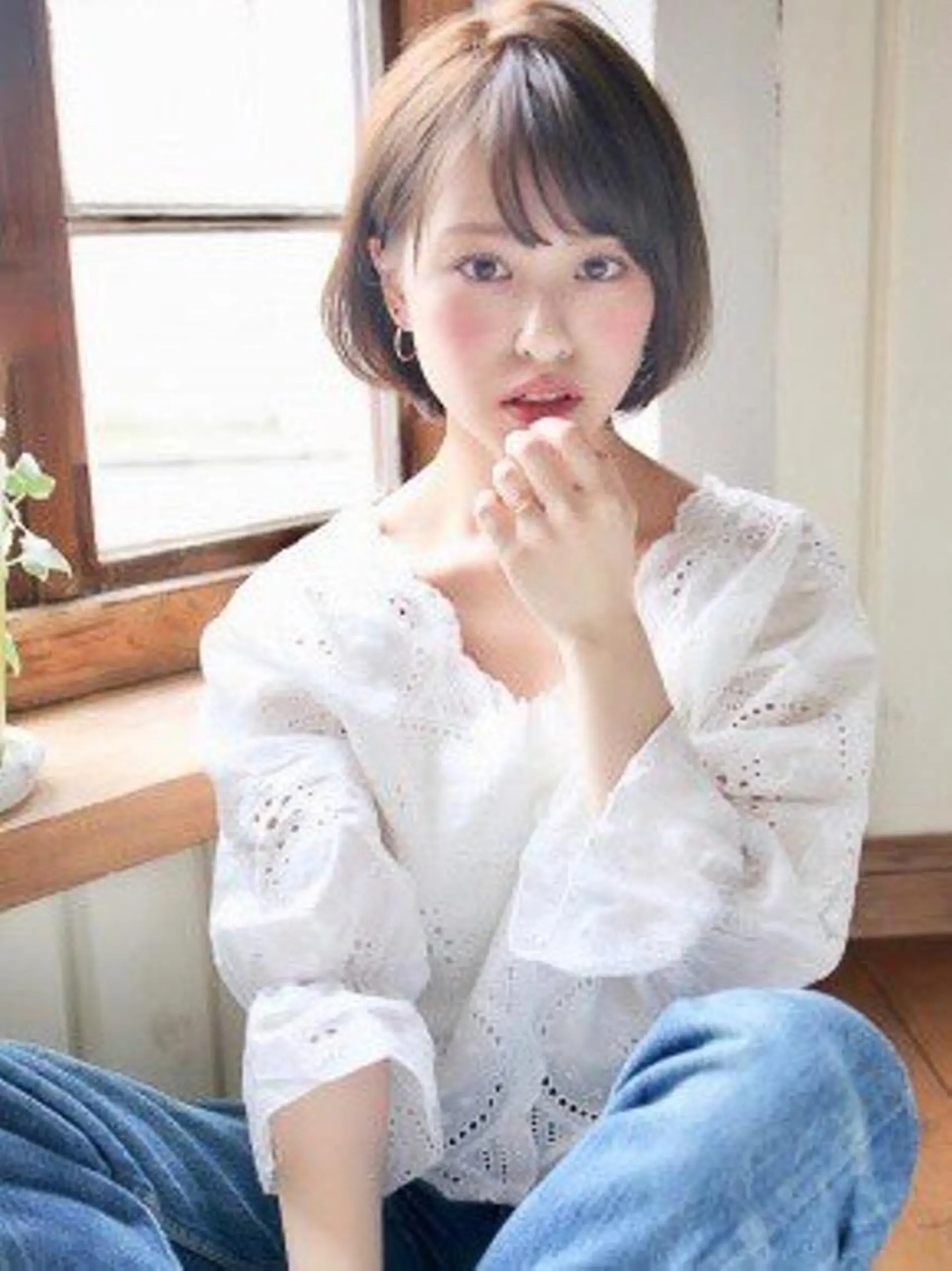 ミディアム カラー マツエク・マツパ 🤎ベージュカラー 🐶メンズパーマのヘアスタイル