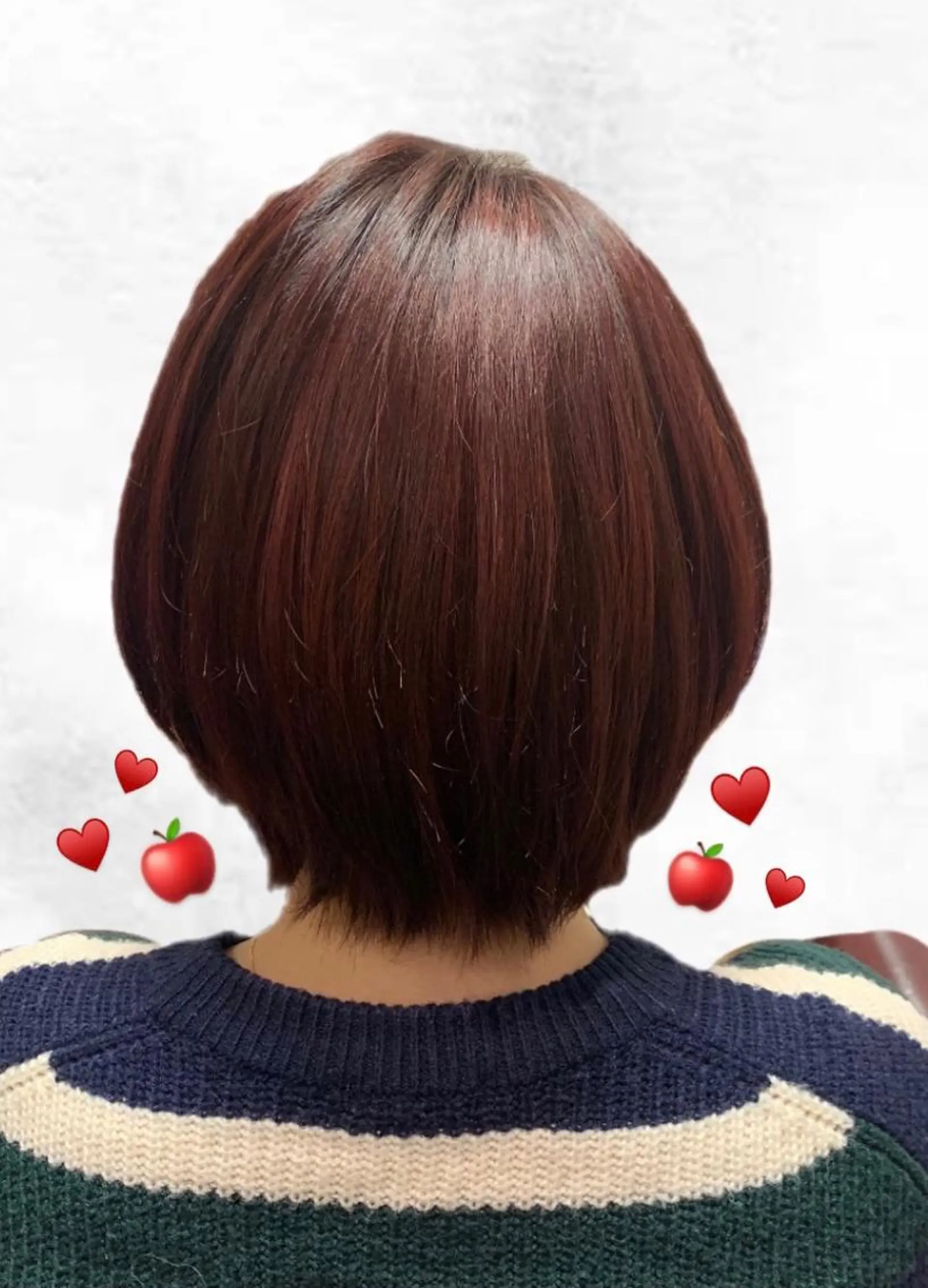 ショート カラー ブラウンカラー レッドカラー レッドブラウン Hair Resort Noble(ヘアリゾートノーブル)所属・オオヤ カナのヘアスタイル