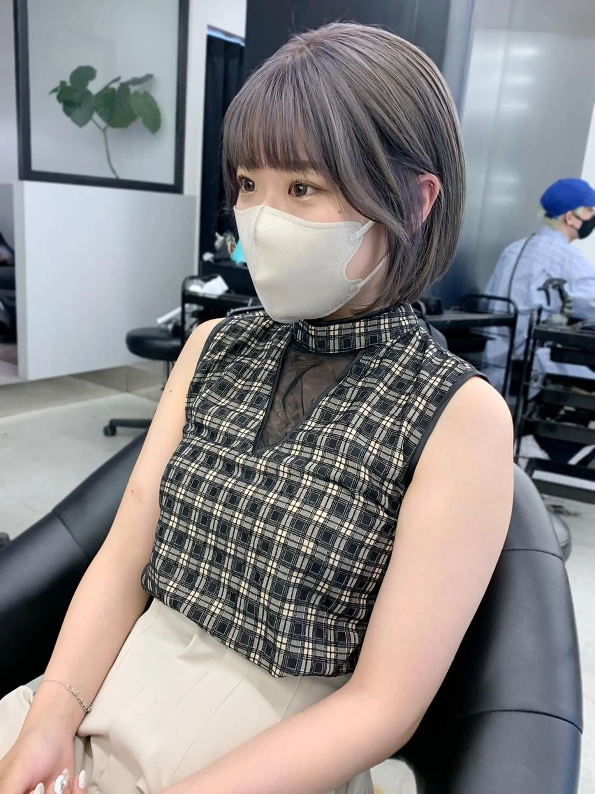 ショート カラー kimika🥑 メンズ/髪質改善のヘアスタイル