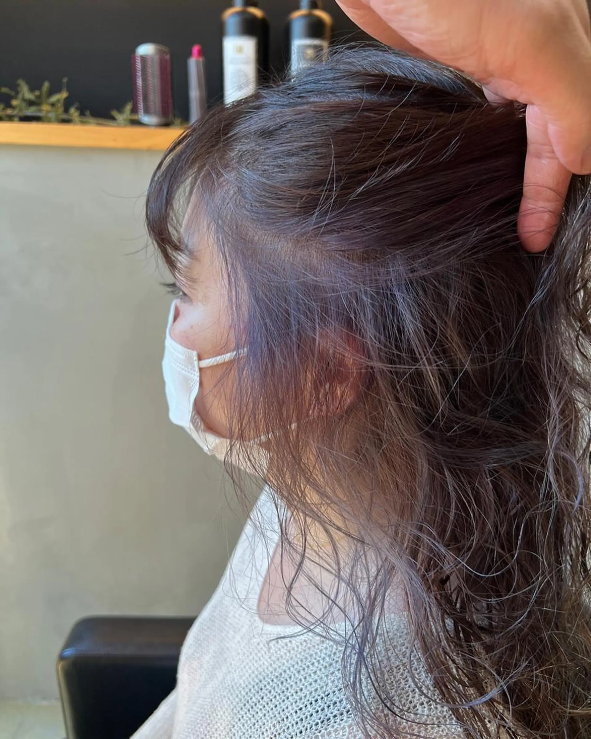 ロング カラー ハイライトカラー イルミナカラー ボブ ハイライト 髪質改善 SHINYA シンヤヘアーズのヘアスタイル