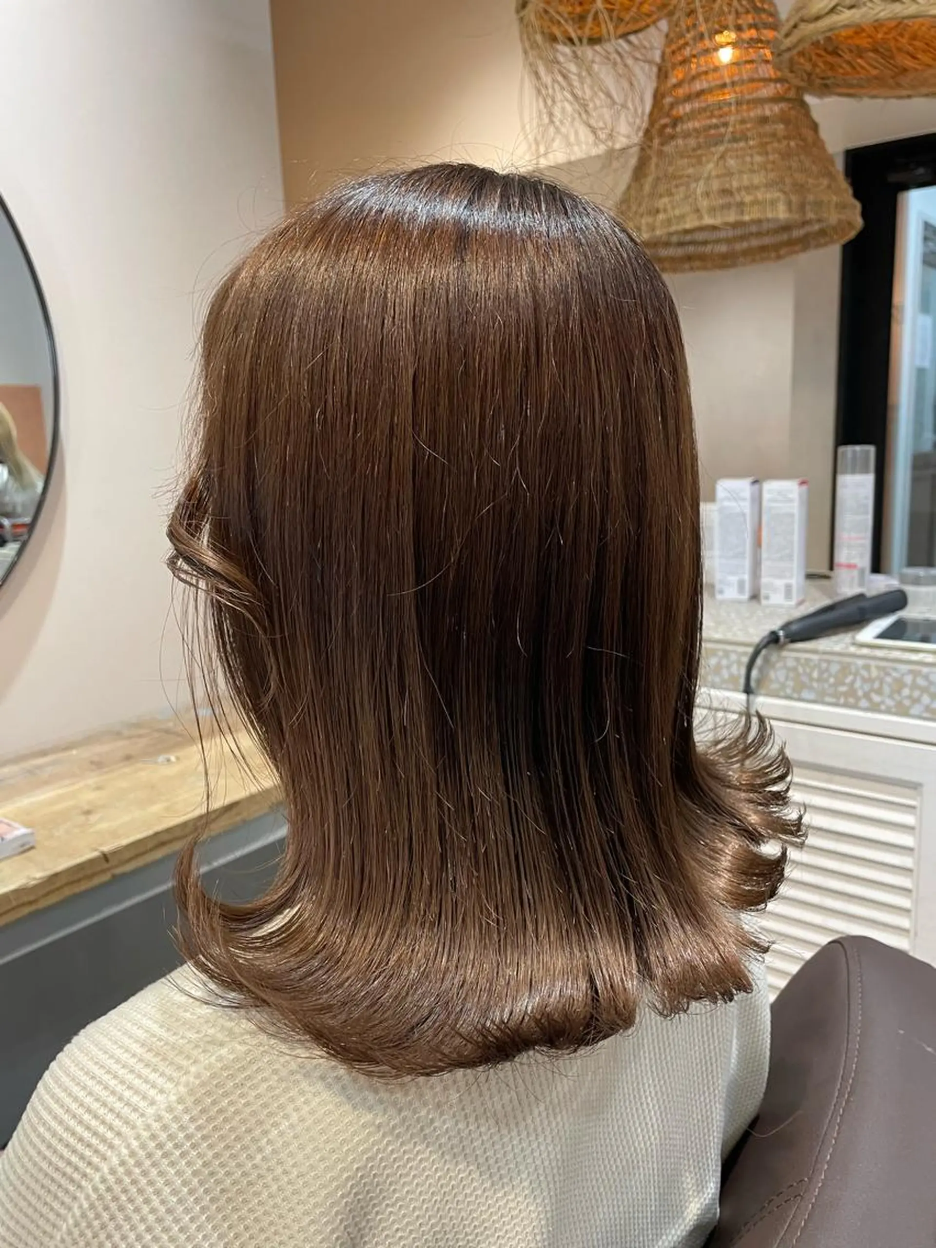 セミロング カラー 👾TAMURA MAAYA👾のヘアスタイル