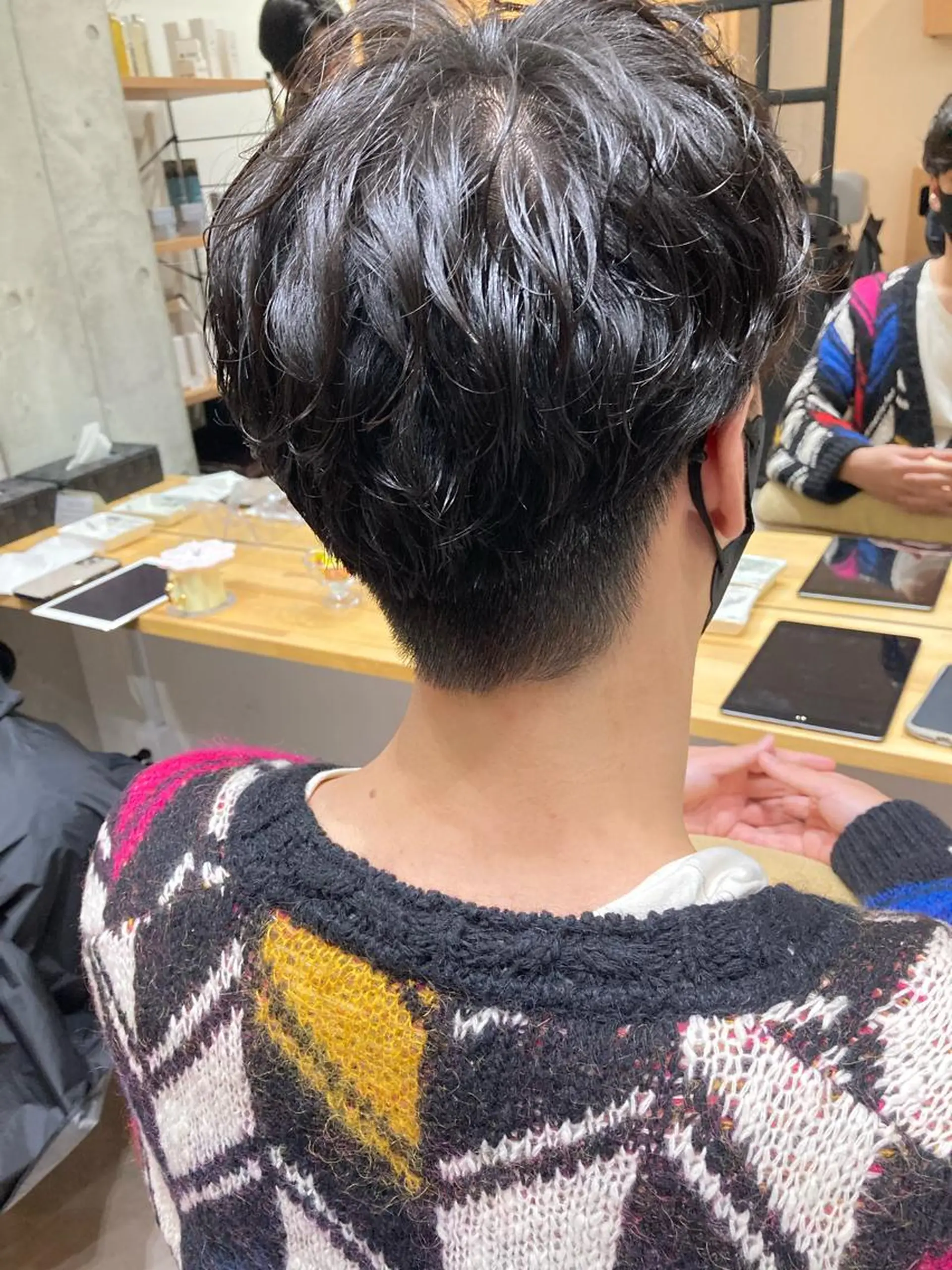 メンズ カット ✨色持ちの良い艶 カラー✨蟹江真世のヘアスタイル