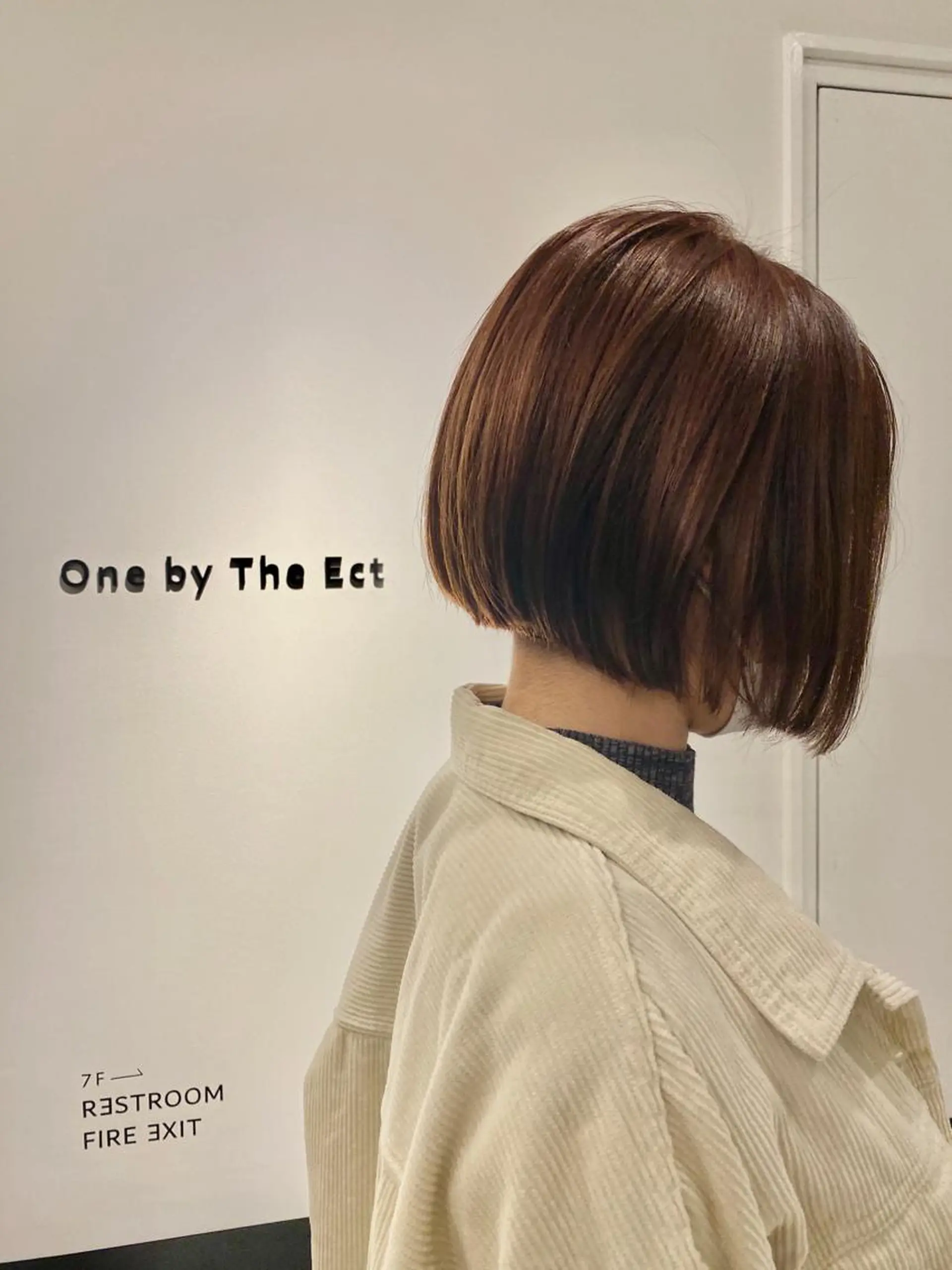 ショート カラー ボブ 片山美穂 心斎橋・北堀江のヘアスタイル