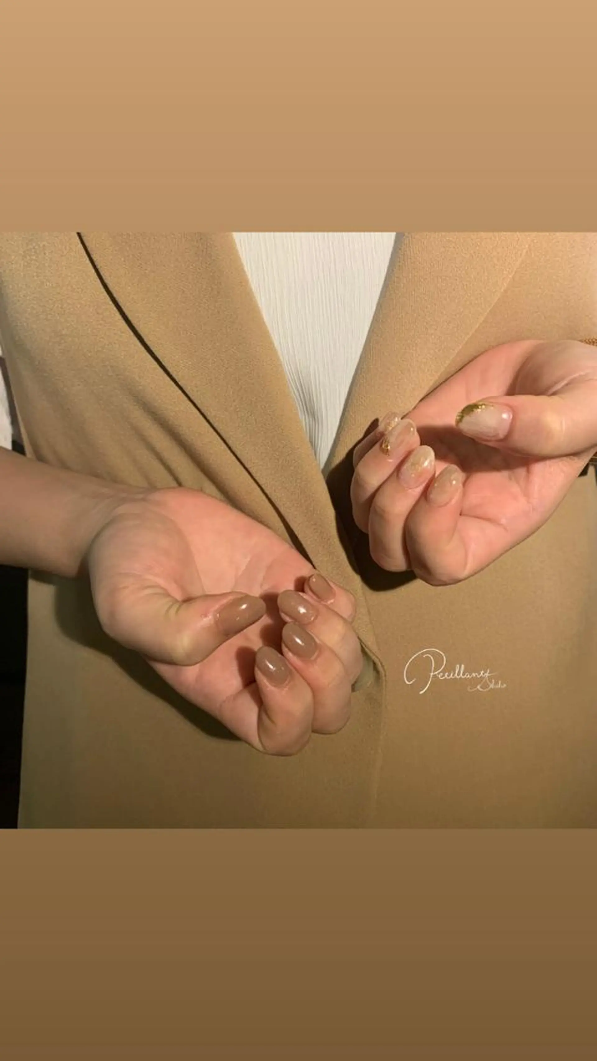 ネイル ゆびのさき所属・shiho /Petillantのネイルデザイン