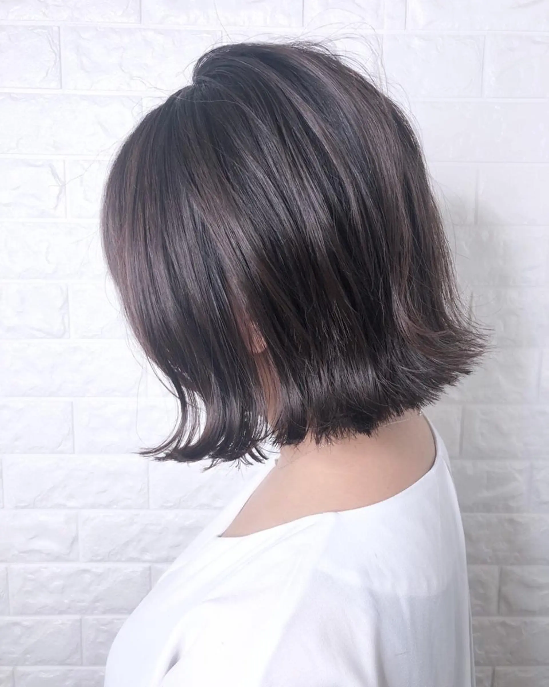 ショート 切りっぱなしボブ ボブ 縮毛矯正/髪質改善 主税巧一のヘアスタイル