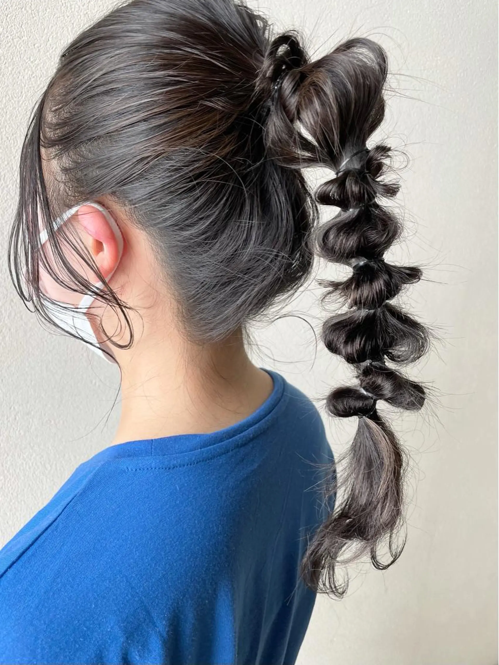 ロング ヘアアレンジ ポニーテール 沢田 瞳のヘアスタイル