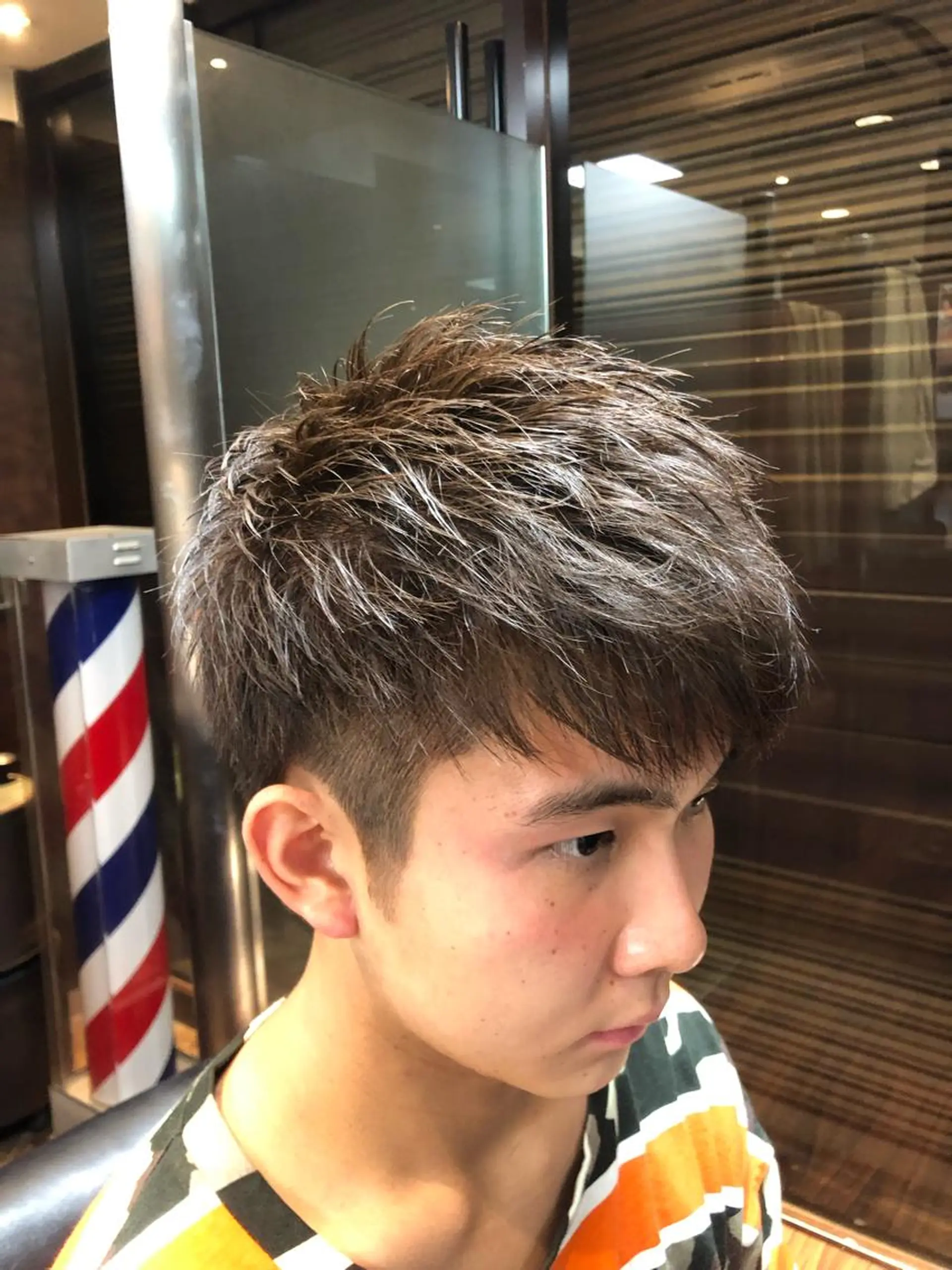 パーマ メンズ マッシュ メンズパーマ 【店長】福田 健人のヘアスタイル