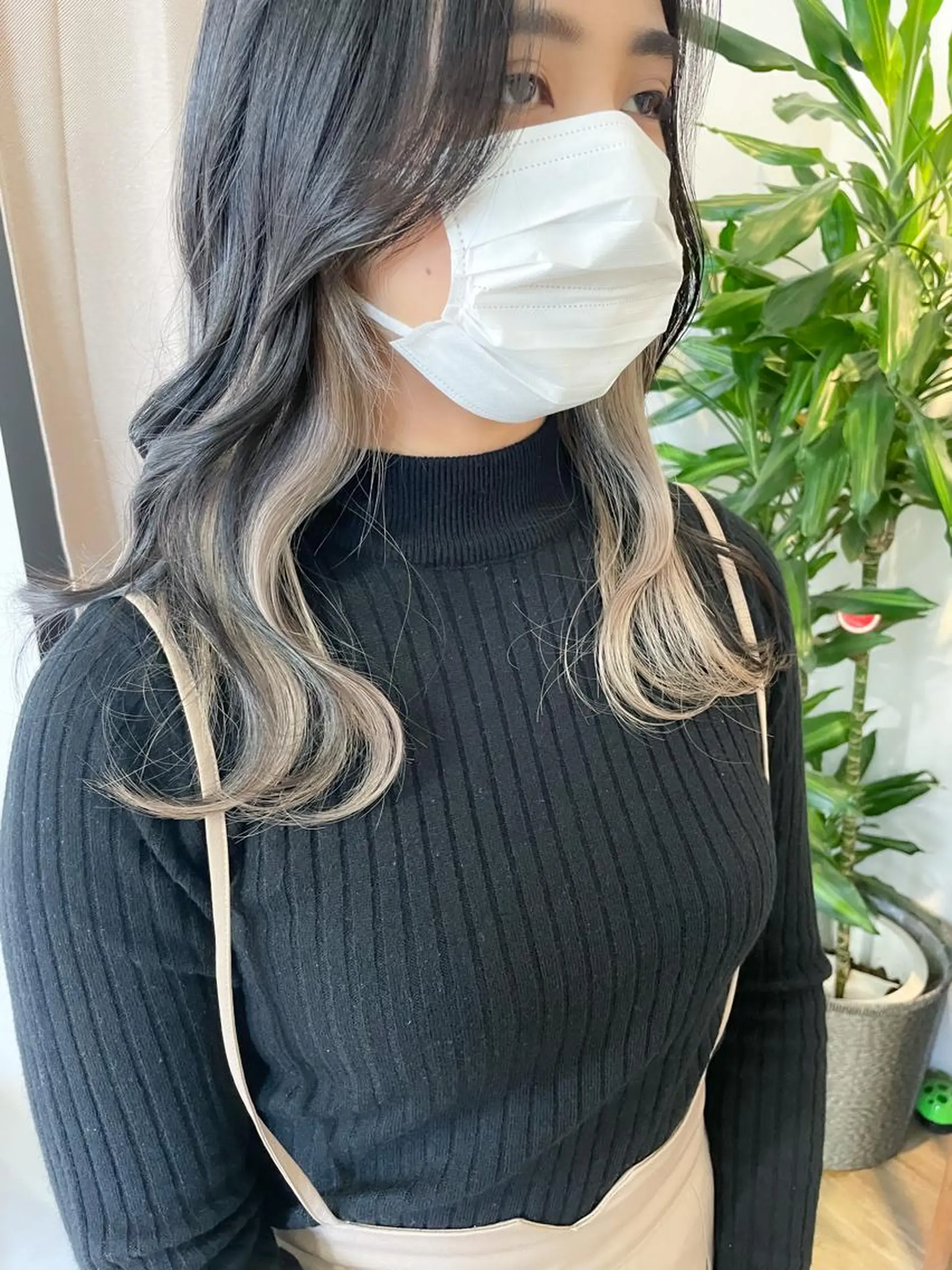 セミロング カラー 朝倉 海斗のヘアスタイル