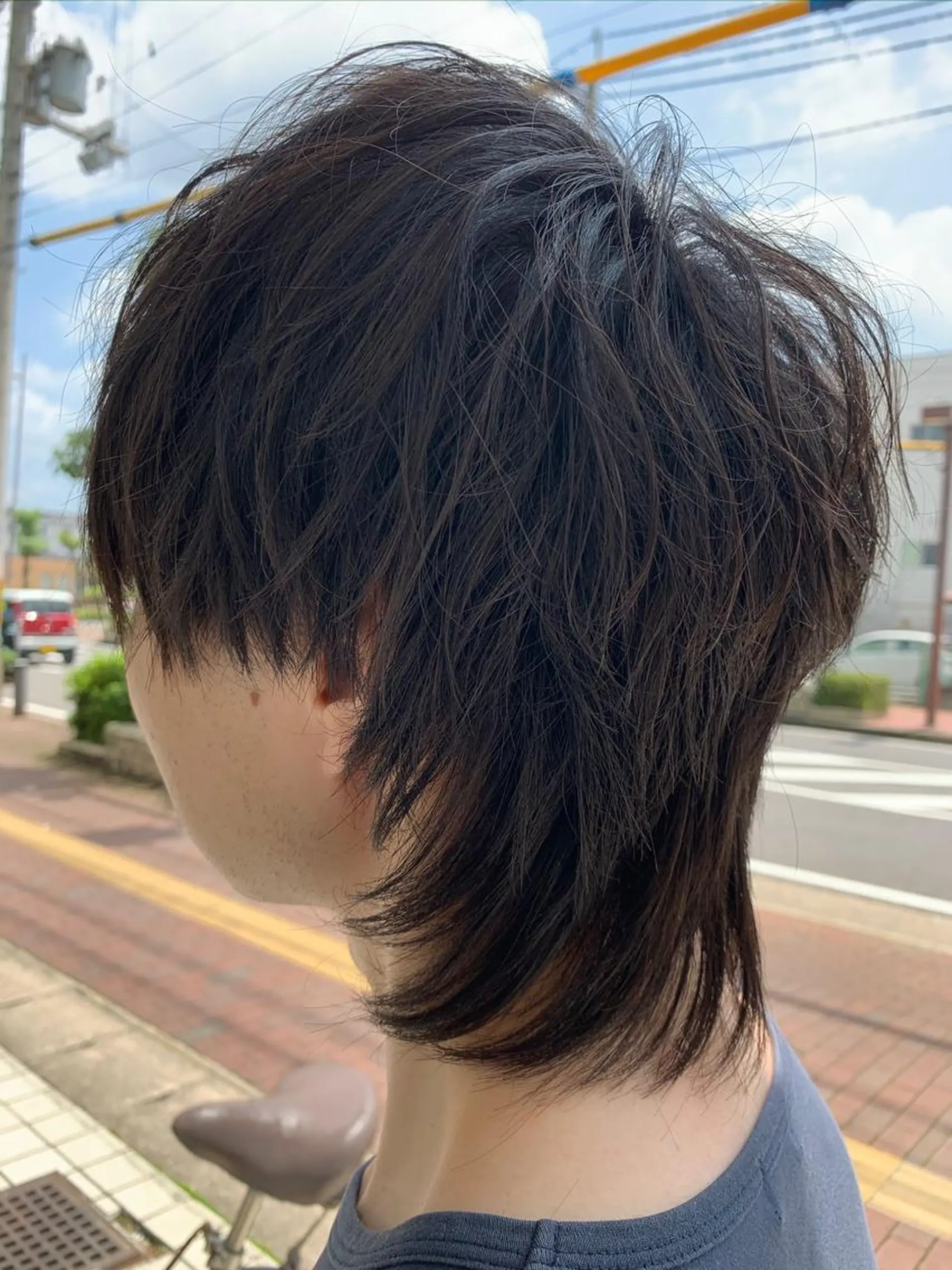 ショート メンズ メンズウルフカット ウルフカット CLASSICO hair 京田辺店所属・浜井 尚希のヘアスタイル