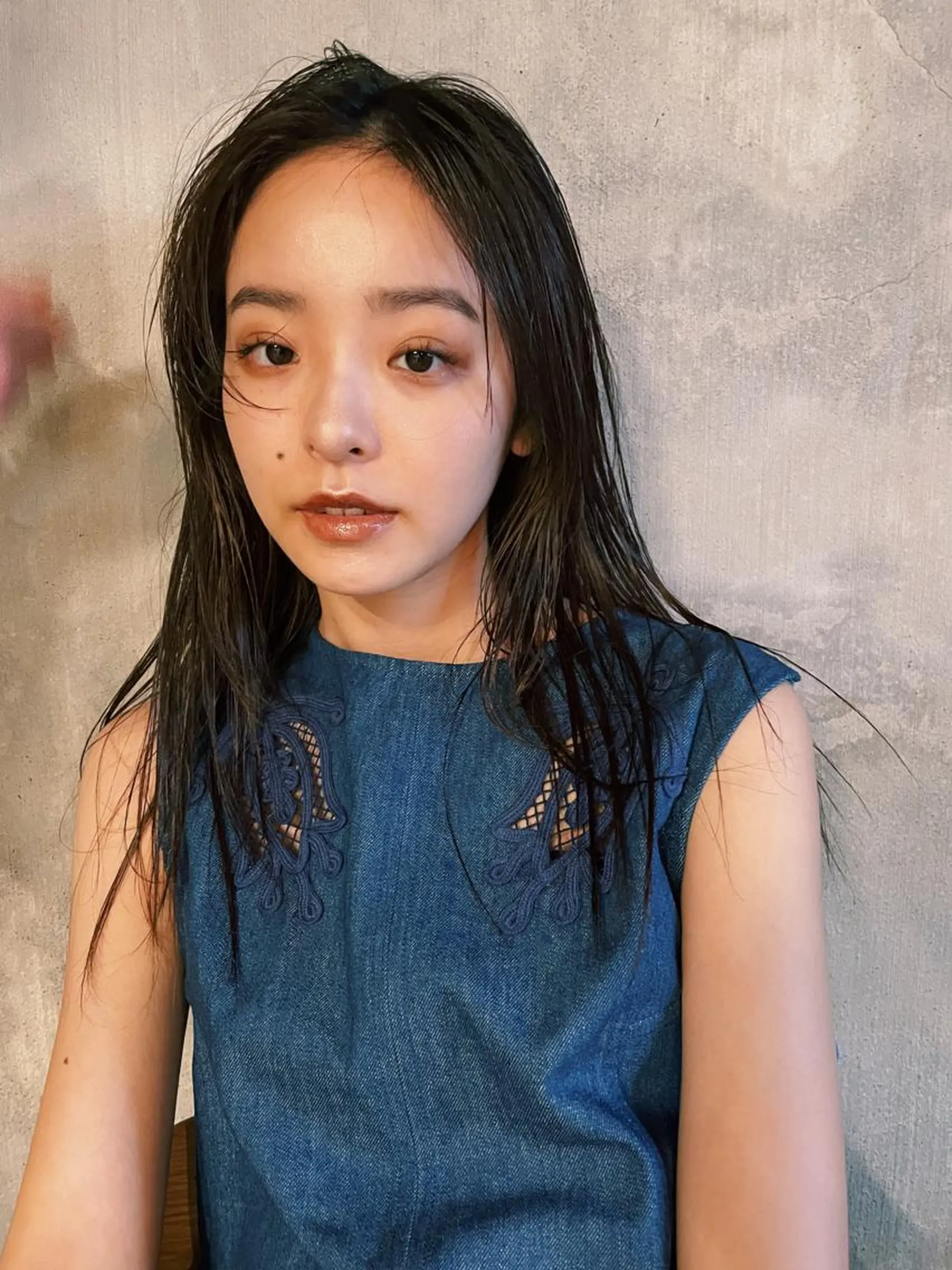 セミロング カラー パーマ/レイヤー 岩山丈一郎のヘアスタイル