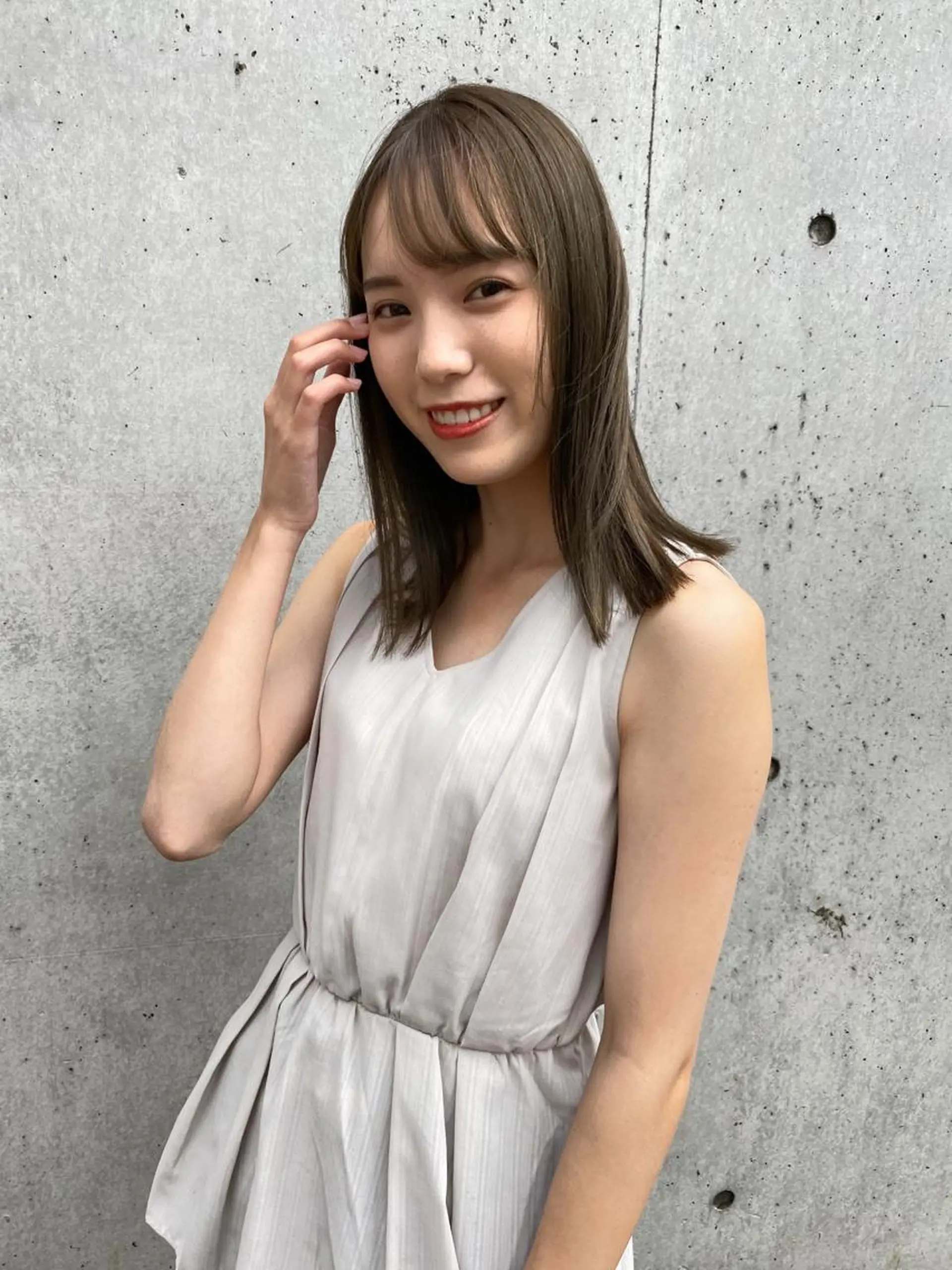 ミディアム カラー ベージュカラー オリーブベージュ 🌟アレンジが似合う カラー🌟Rumiのヘアスタイル