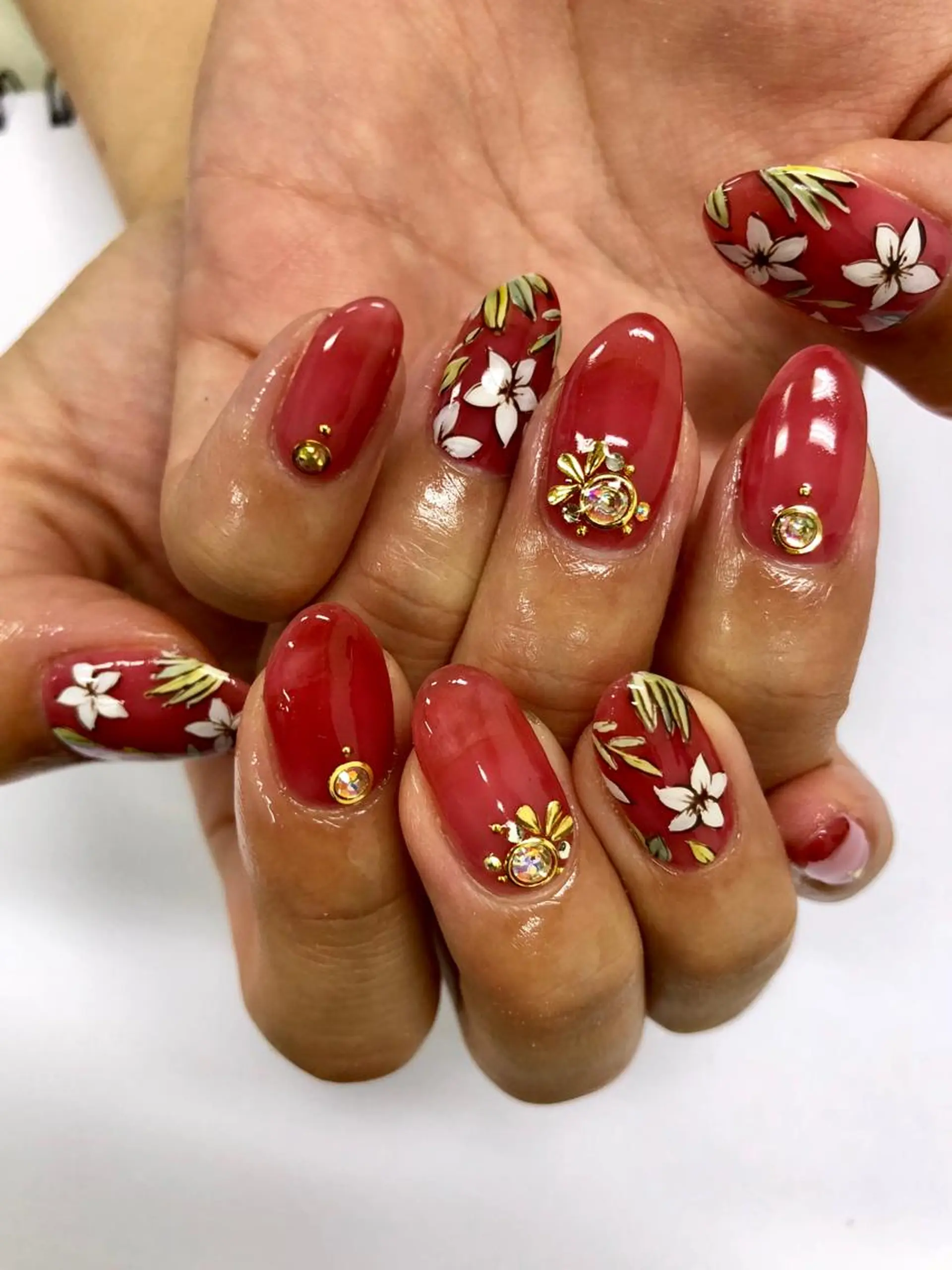 ネイル フラワーネイル 🎀AYAKO 🎀中韓ネイルのネイルデザイン