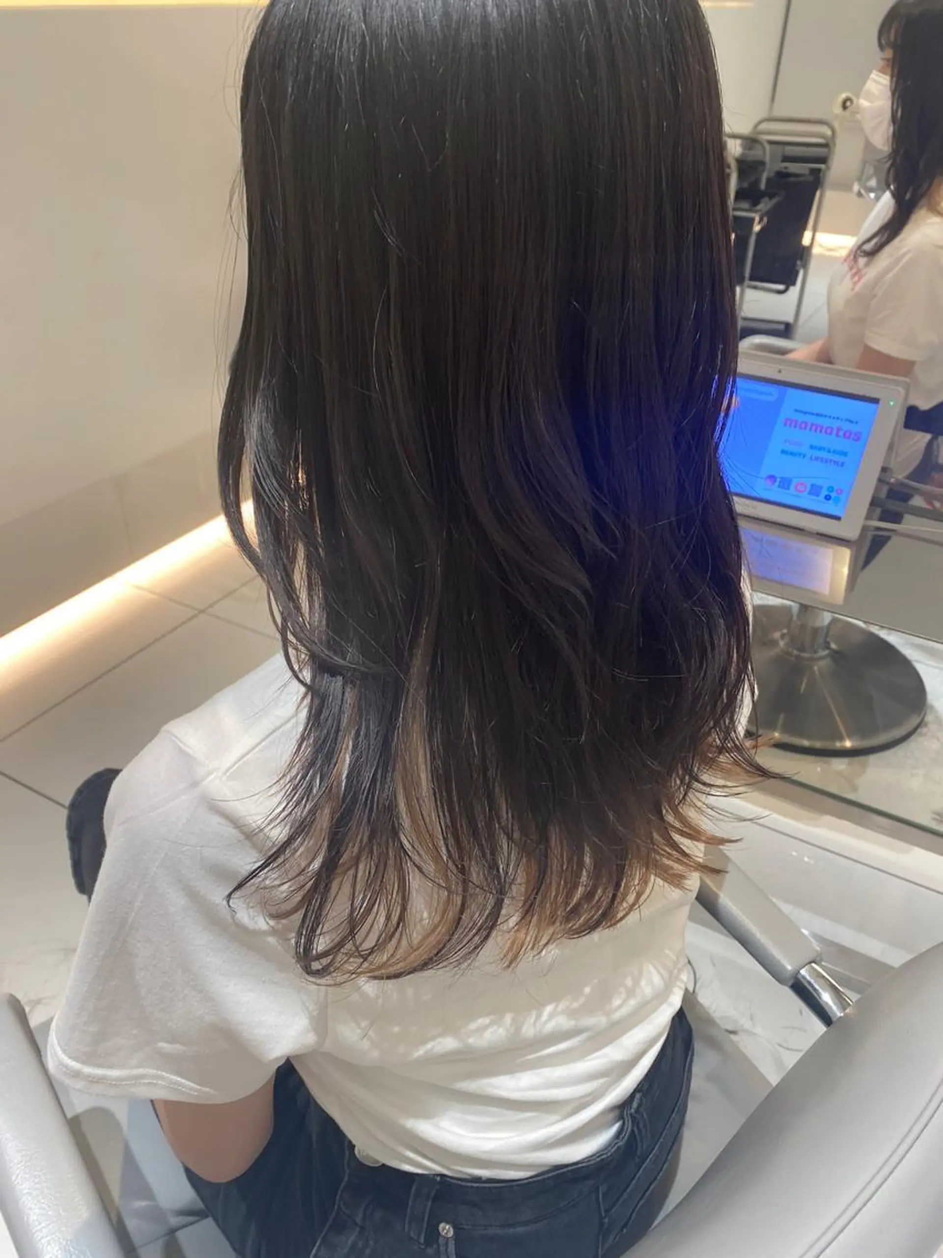 ロング ｱｵﾇﾏﾐﾕ☁️ /ボブ/ハイトーン/のヘアスタイル